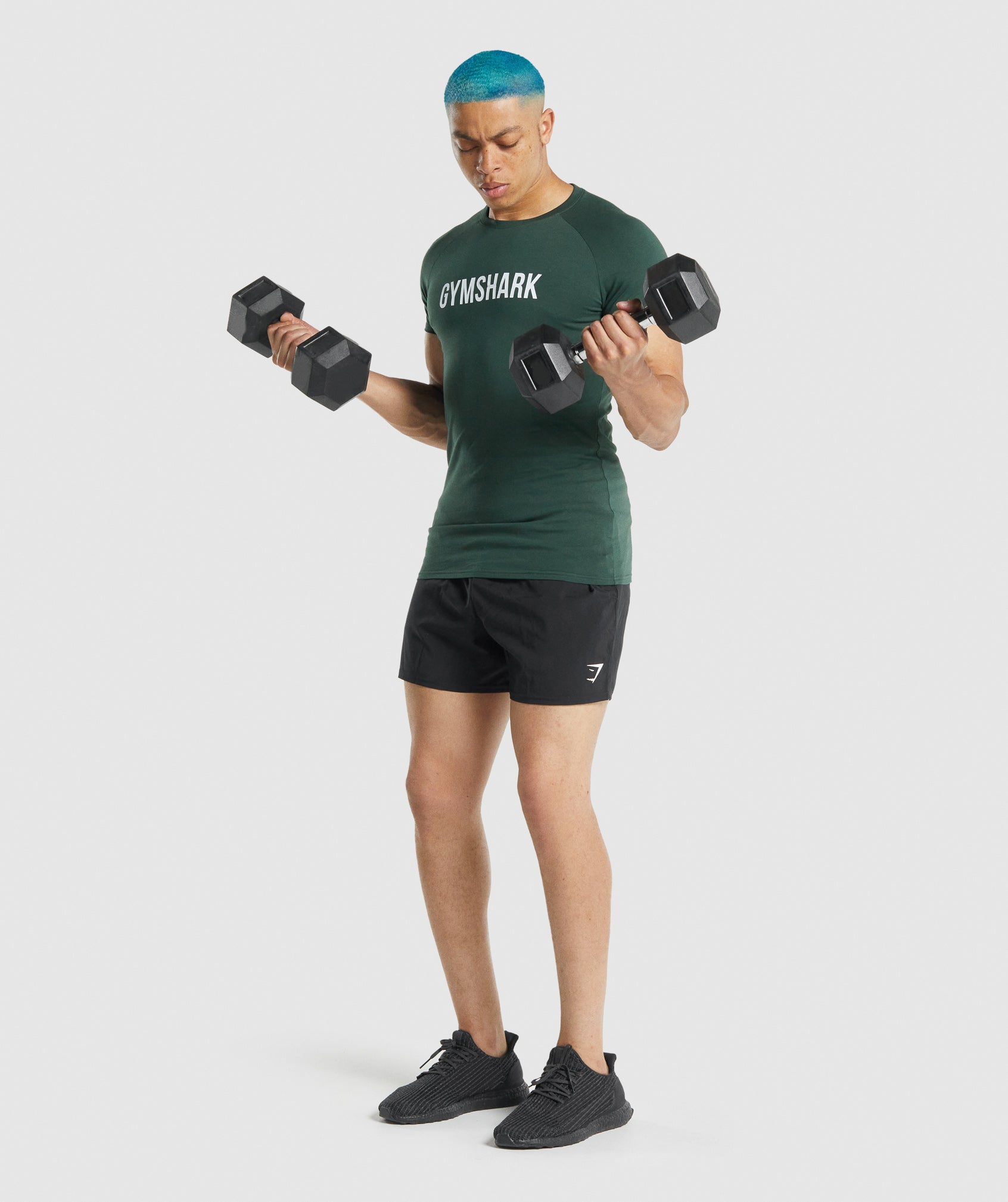 Gymshark Gymshark Apollo Crew - Obsidian Green 40.00