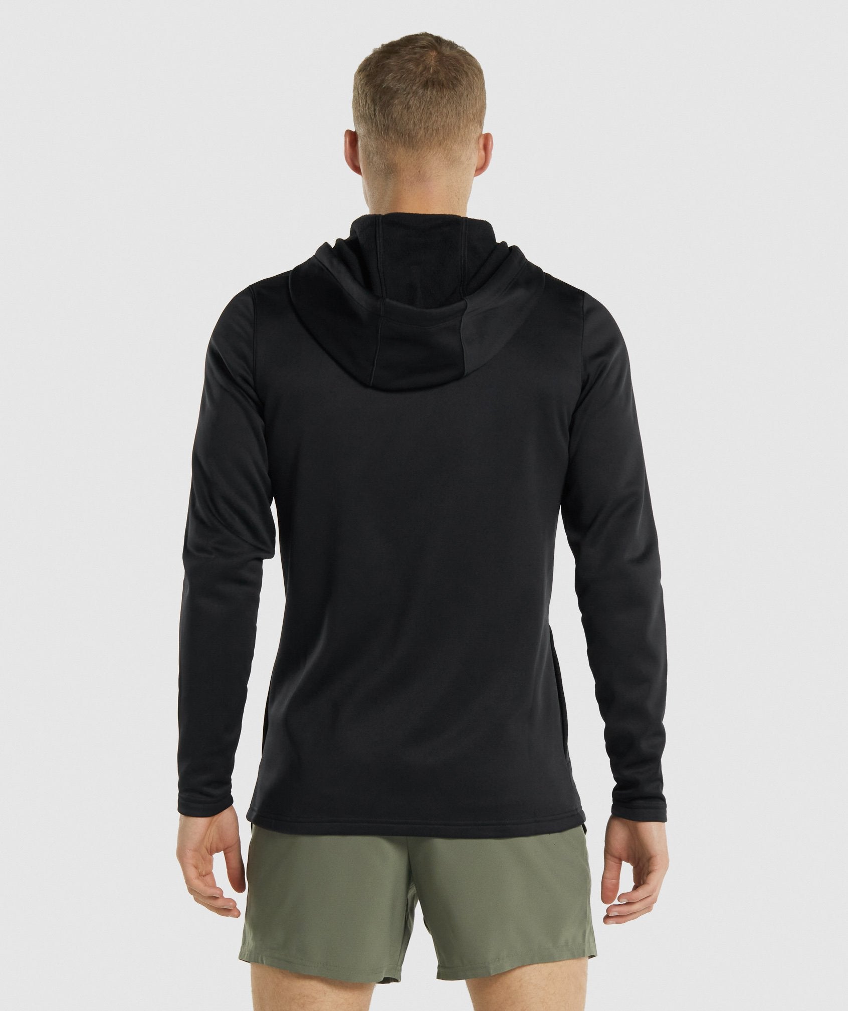 Gymshark Mens Full Zip Jacket, Sz: Large, Two-Tone Black, Zip-Up Pockets,  Hooded