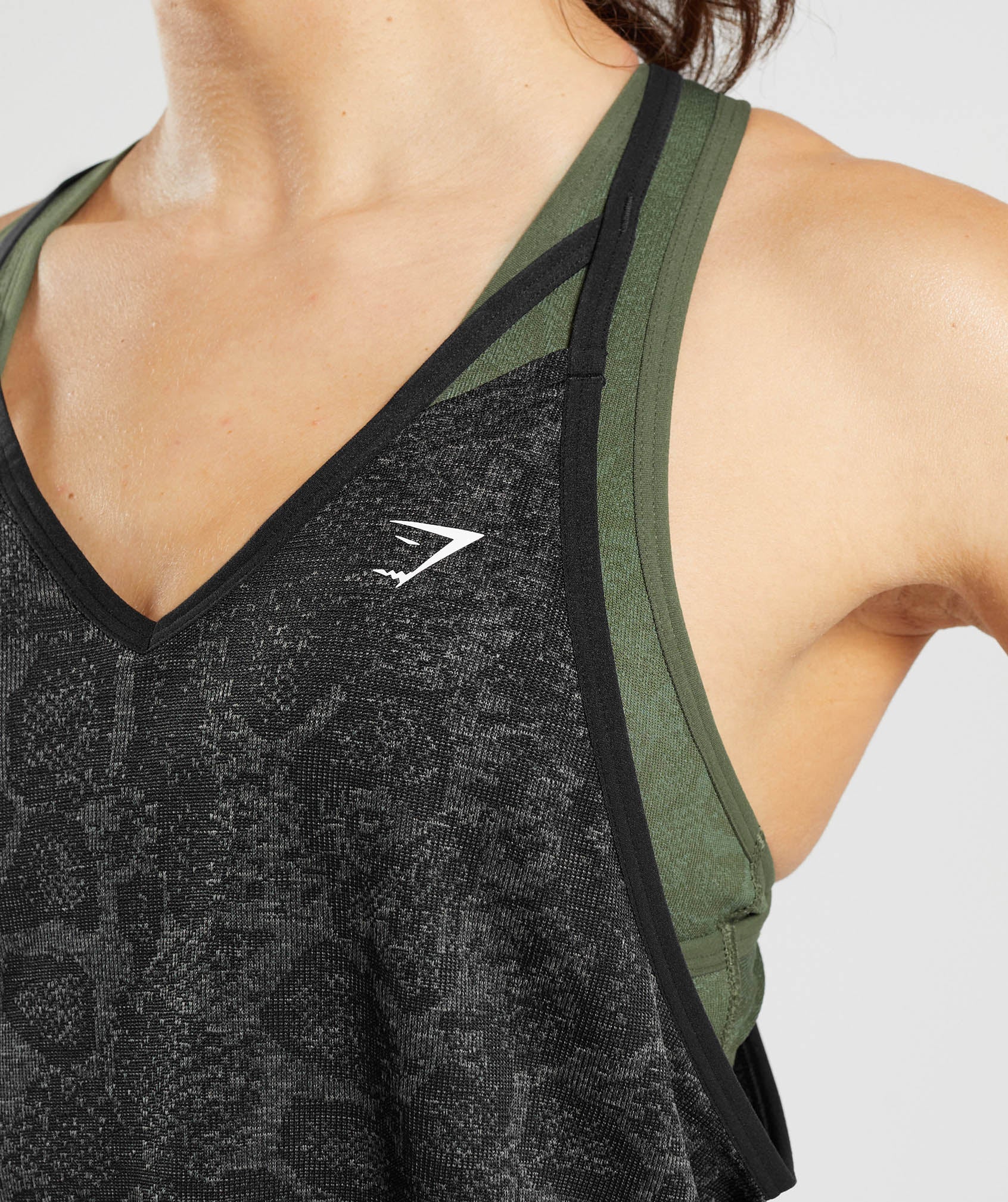 Adapt Animal Seamless Midi Tank in Urban Grey/Black - view 4