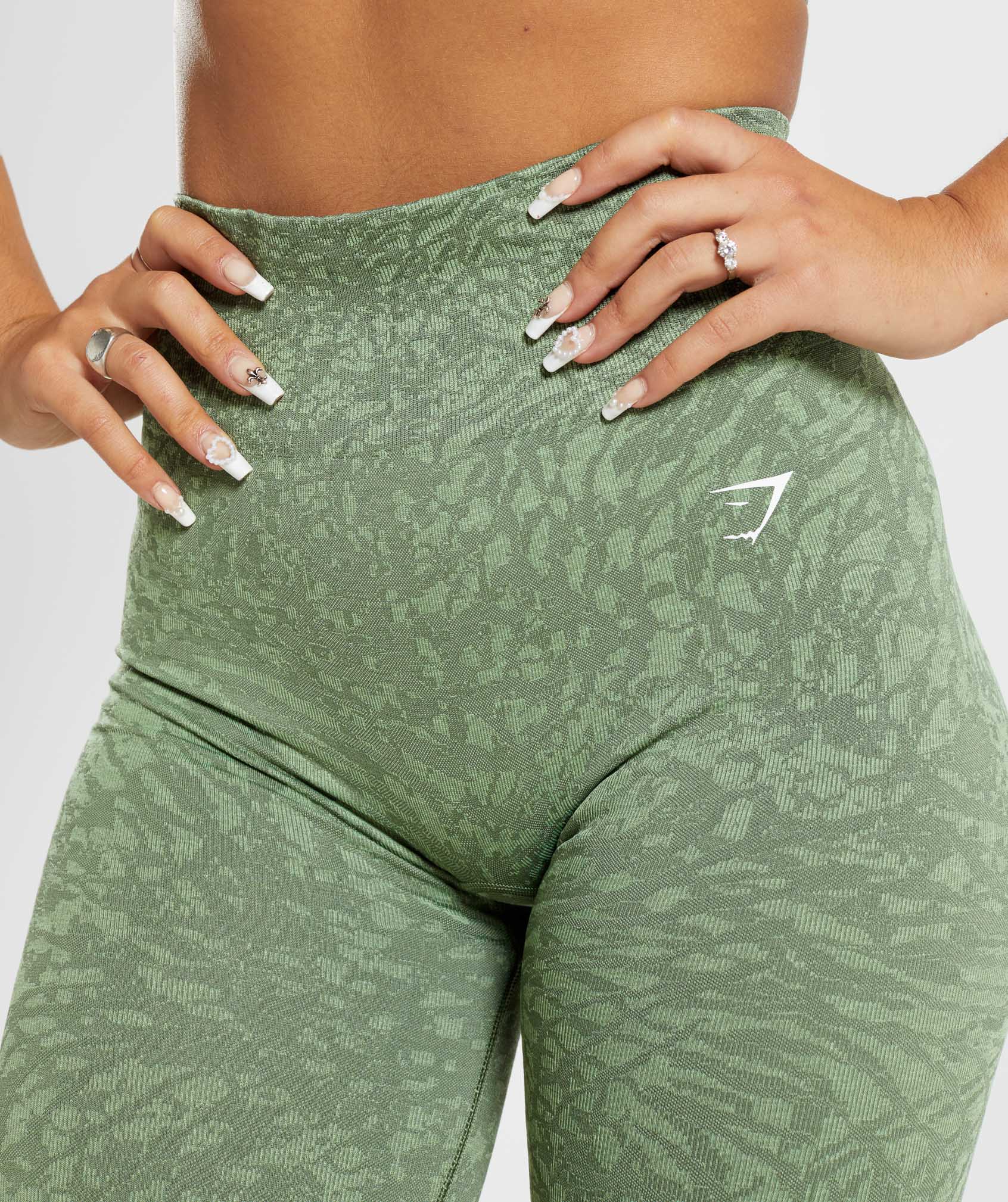 Adapt Animal Seamless Leggings in  Wild | Iguana Green - view 5