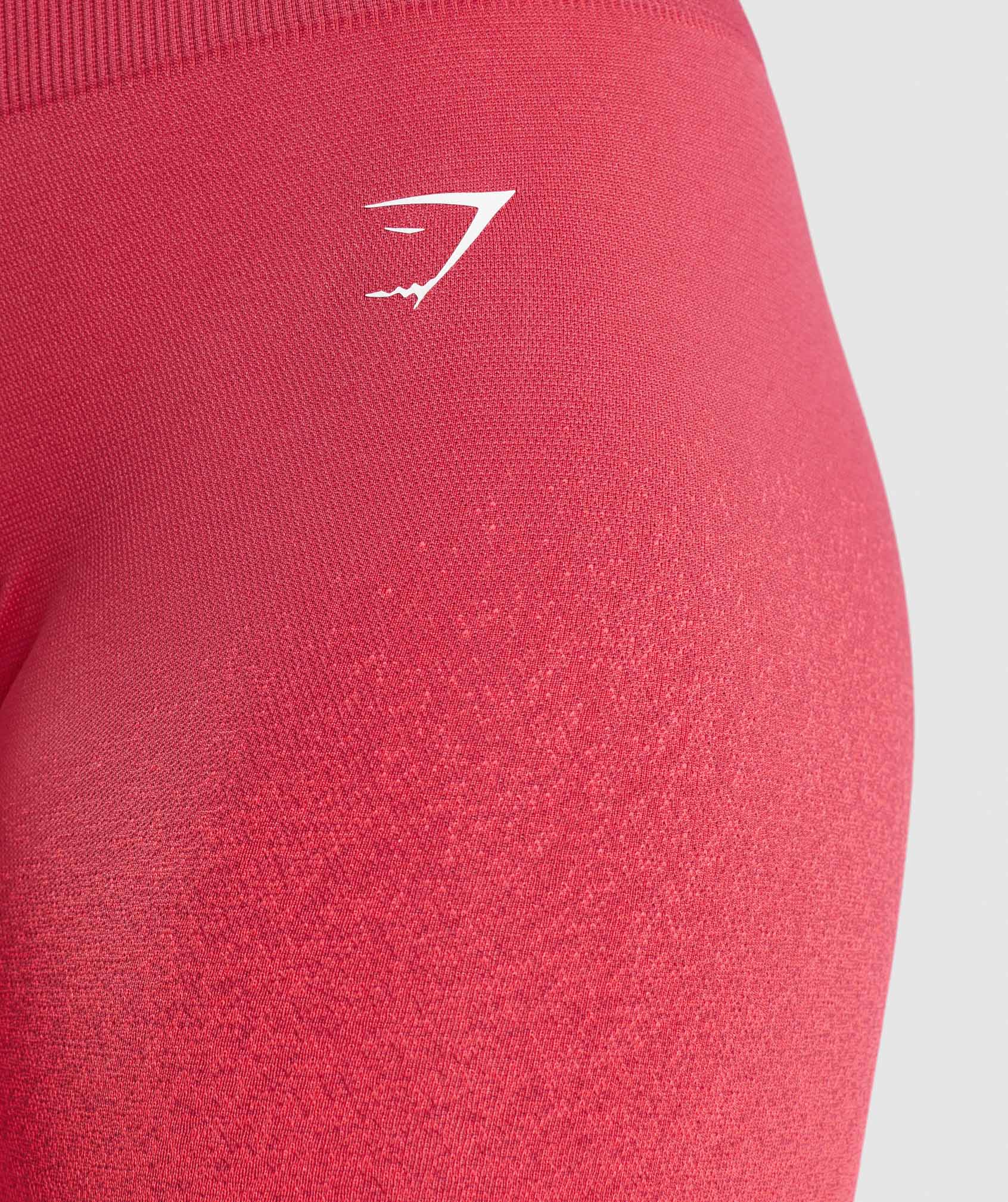 Adapt Ombre Seamless Cycling Shorts in Pink/Red - view 6