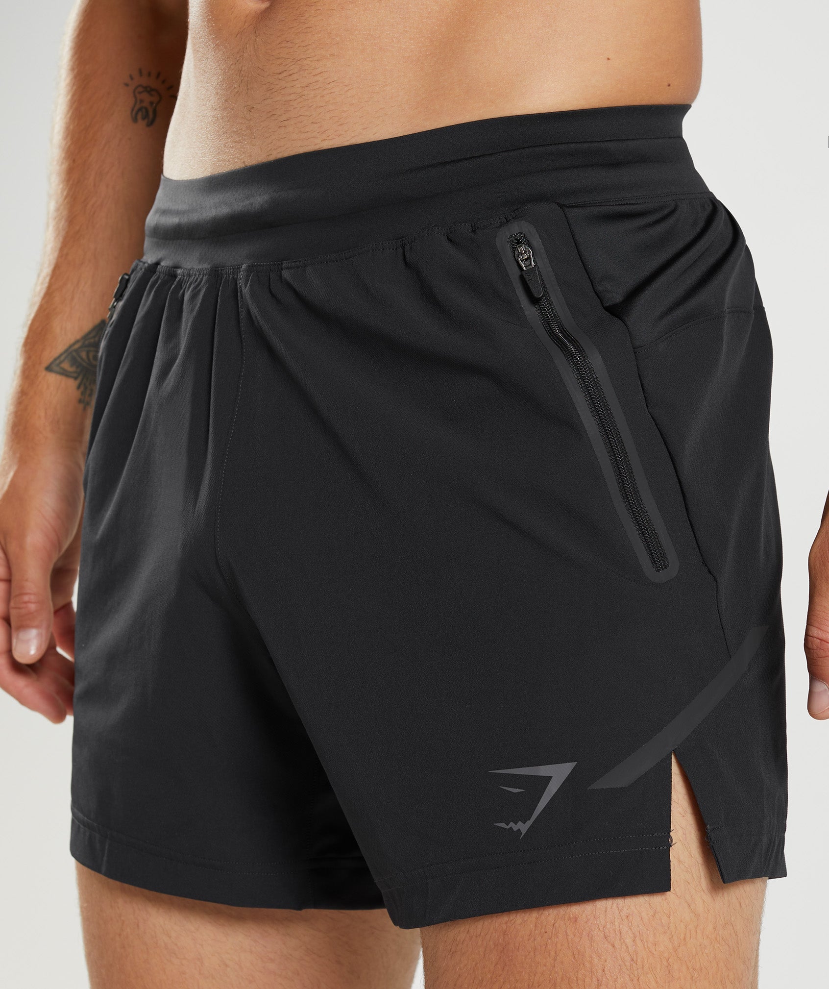 Apex 5" Perform Shorts in Black - view 6