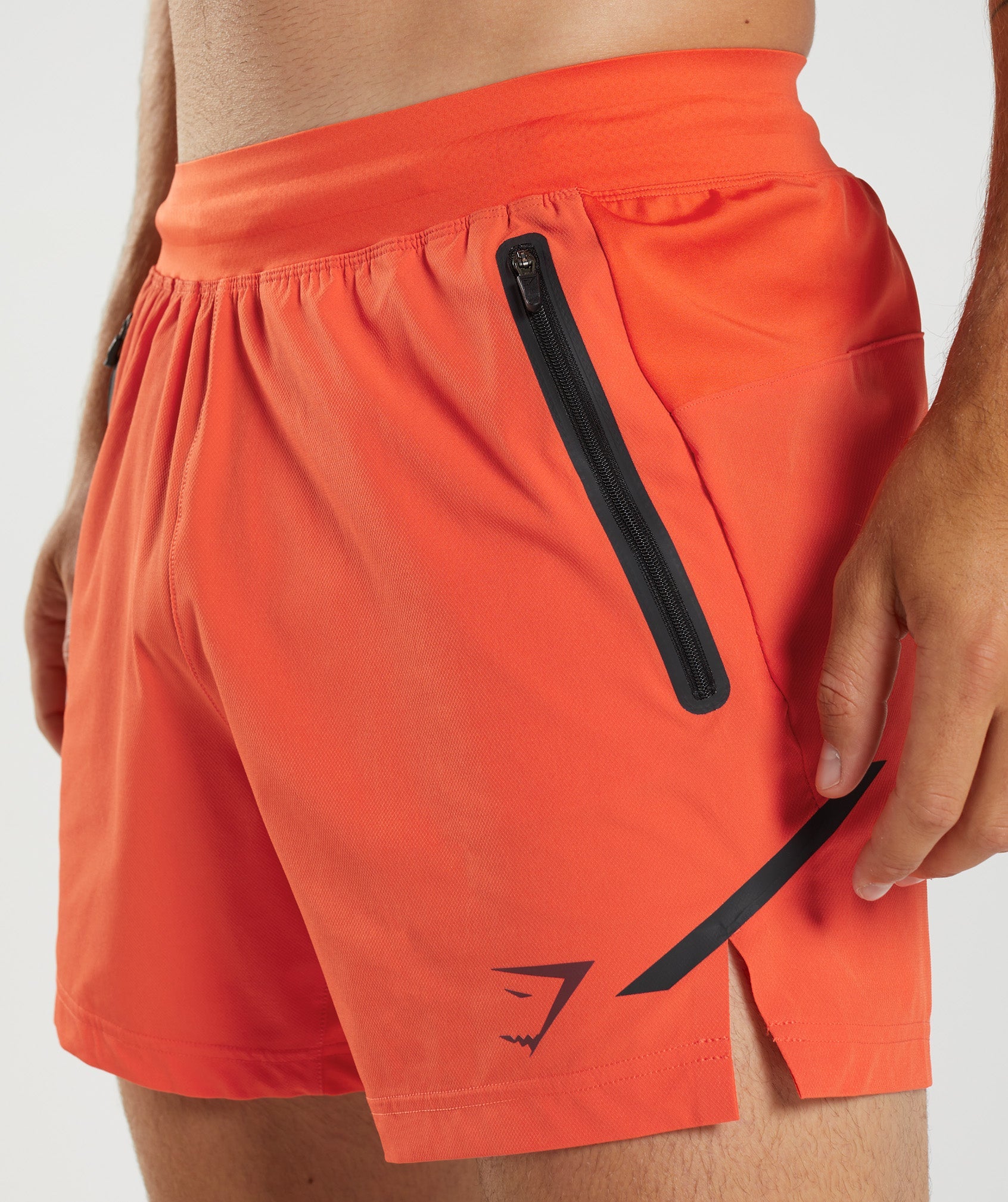 Apex 5" Perform Shorts in Pepper Red - view 6