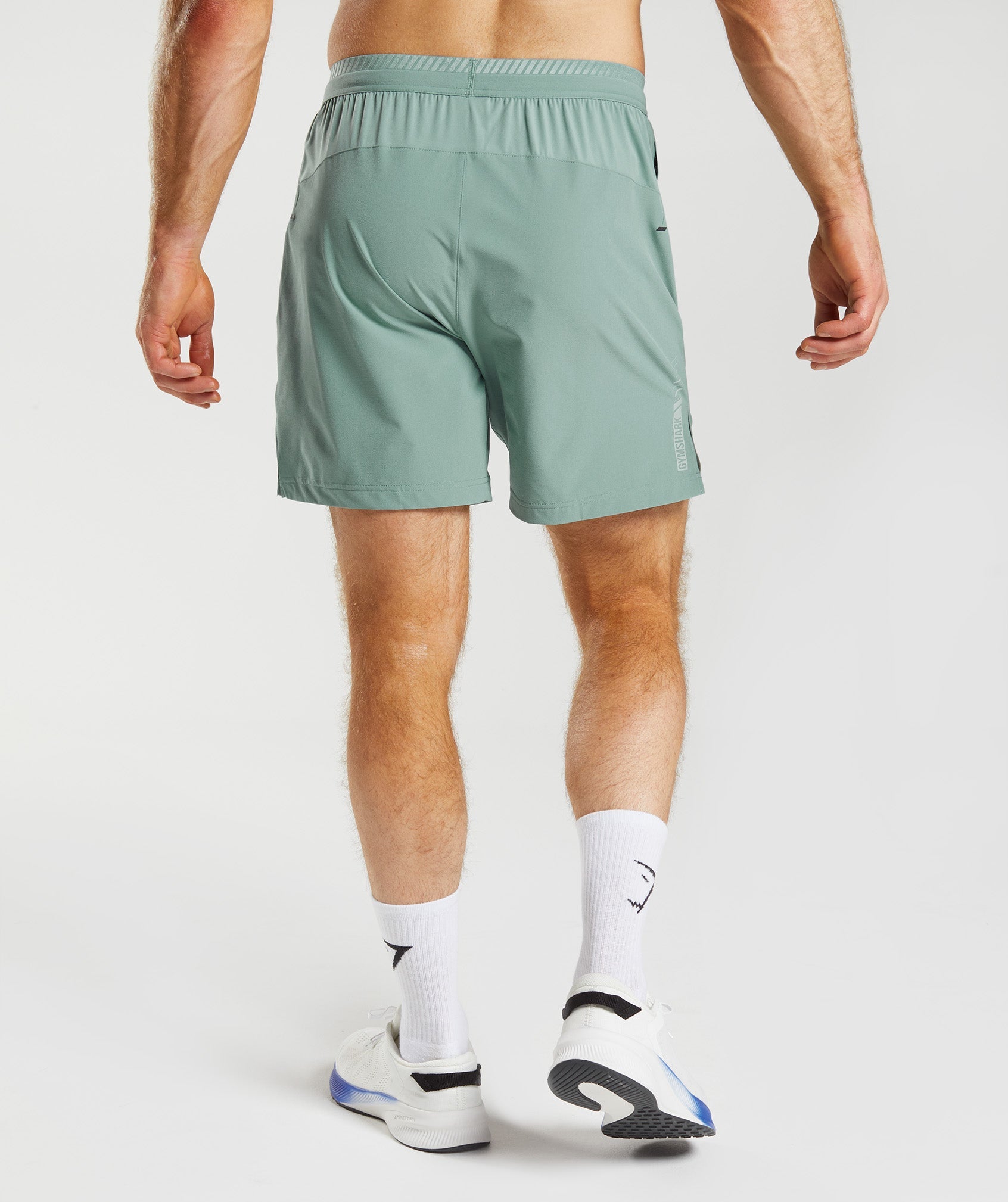 Apex 7" Hybrid Shorts in Ink Teal