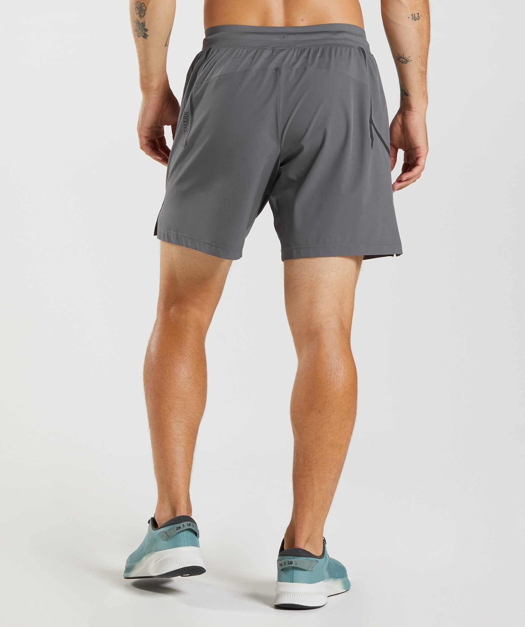 Apex 8" Function Shorts in Silhouette Grey