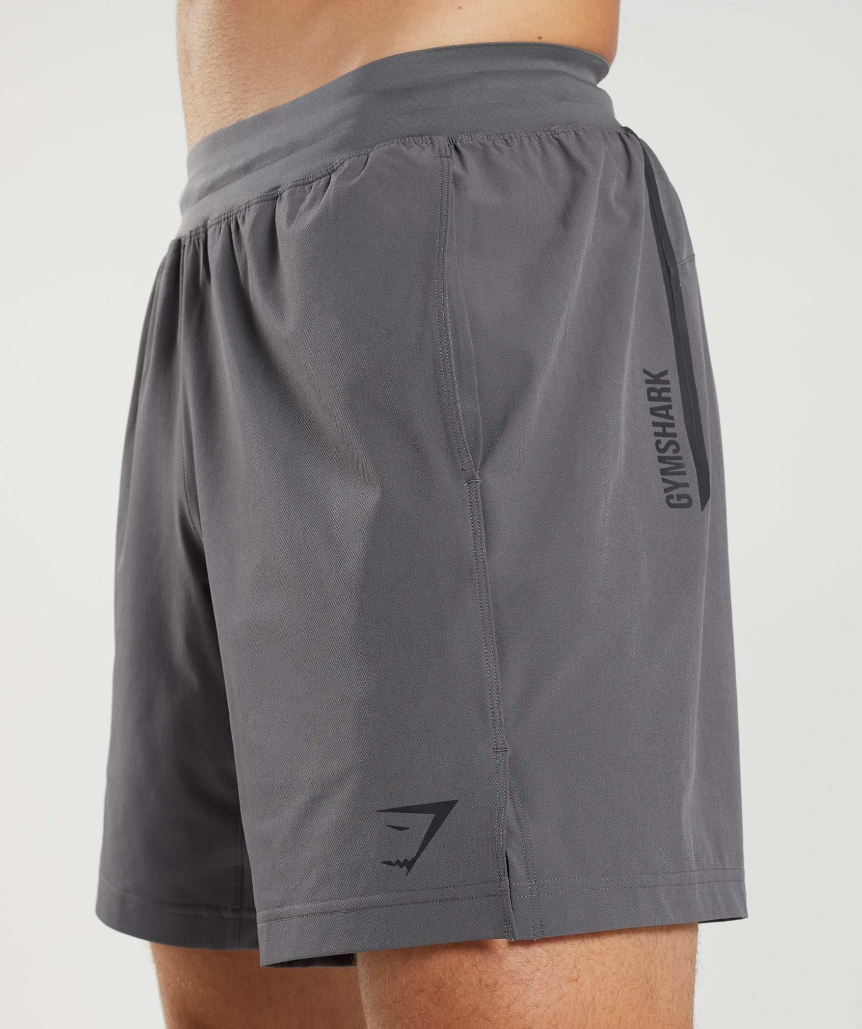 Apex 8" Function Shorts in Silhouette Grey