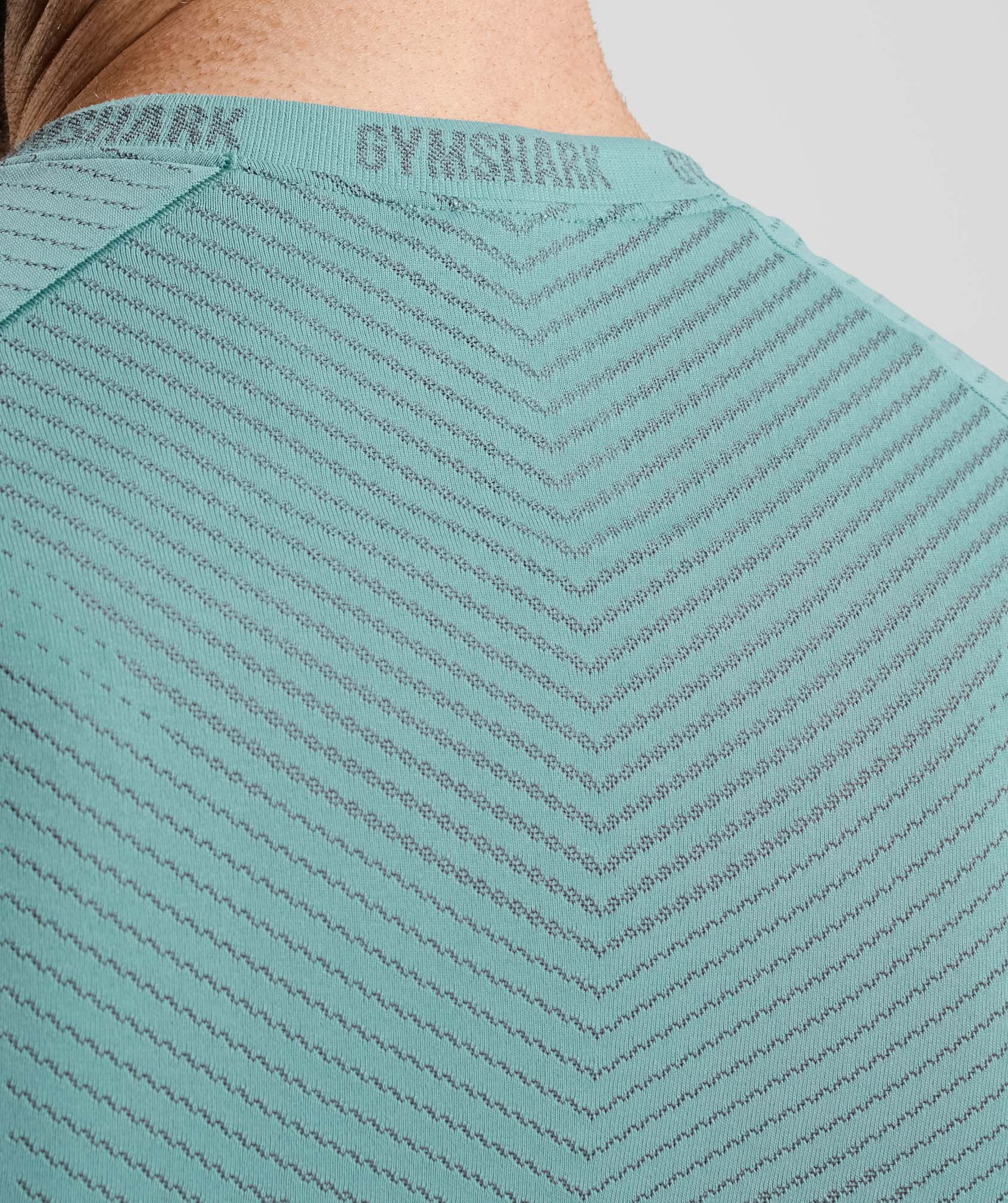 Gymshark Apex Seamless Quarter Zip Teal Large Green - $40 (38% Off Retail)  - From Rachael