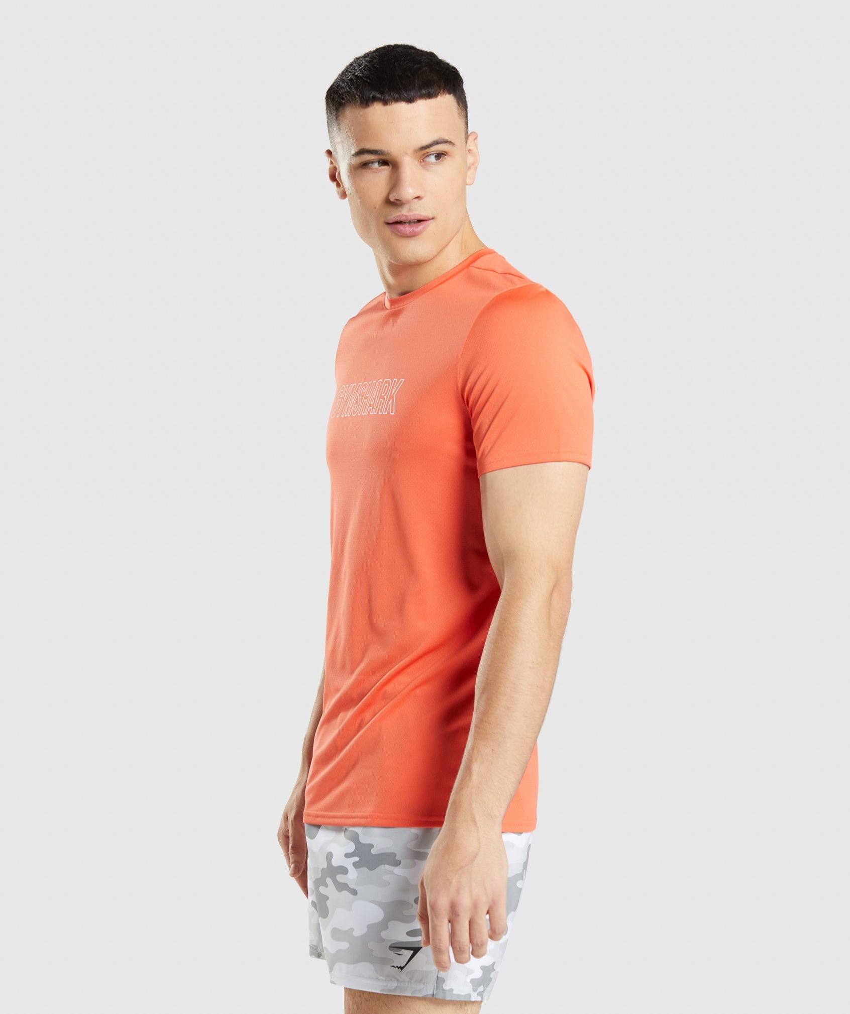 Arrival Graphic T-Shirt in Papaya Orange - view 3