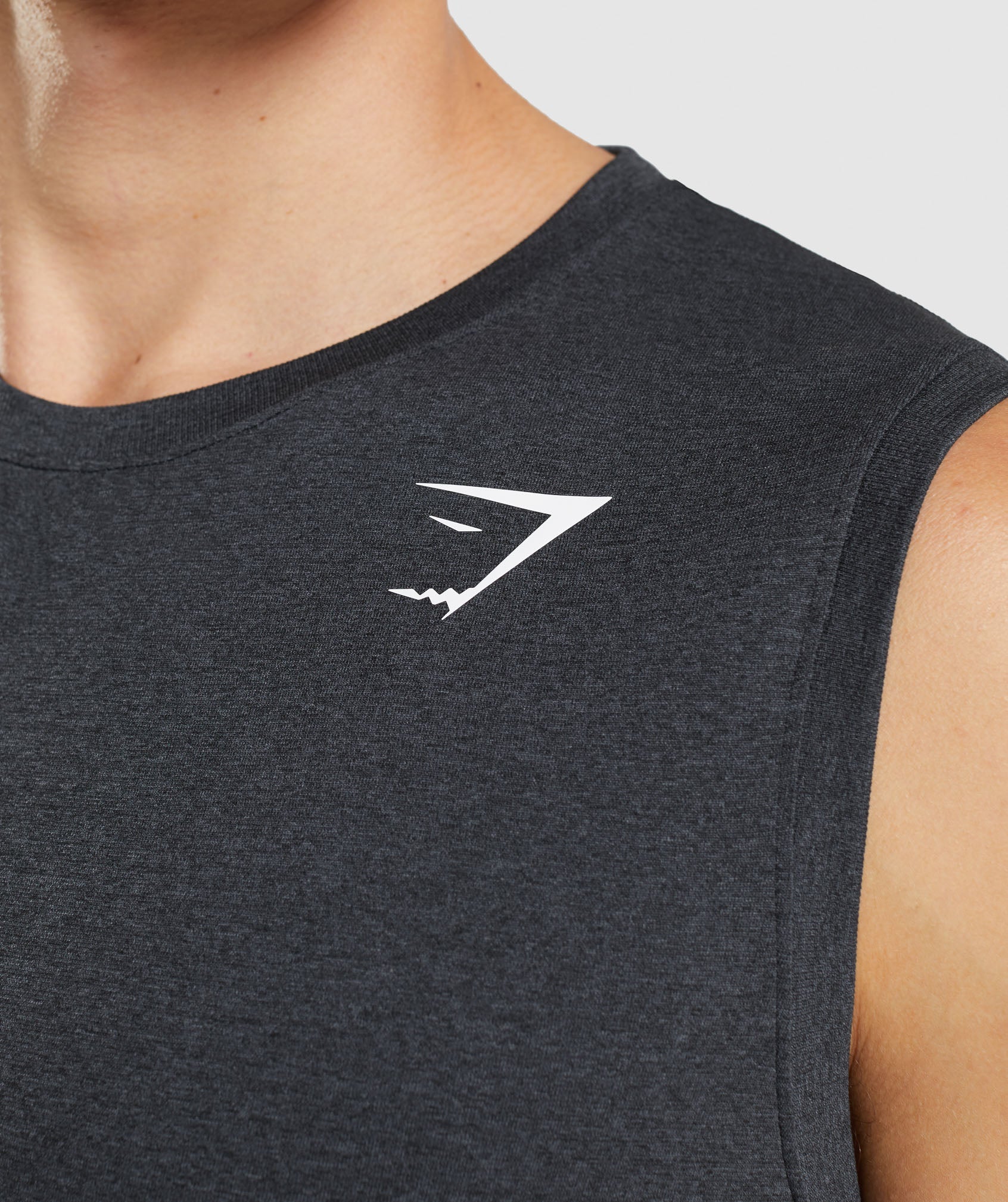 Arrival Seamless Tank in Black Marl