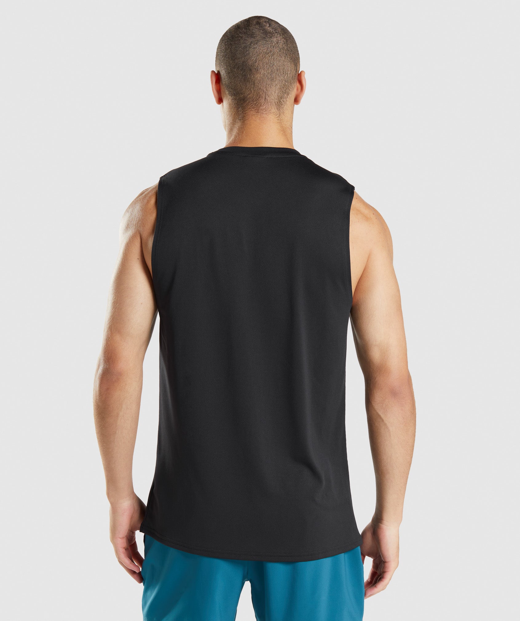 Arrival Sleeveless T-Shirt in Black - view 2