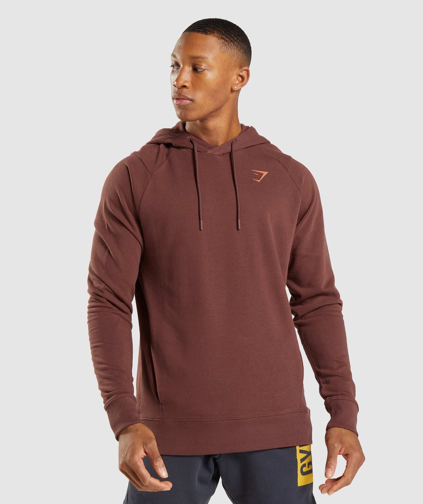 Bold Hoodie in Cherry Brown - view 2