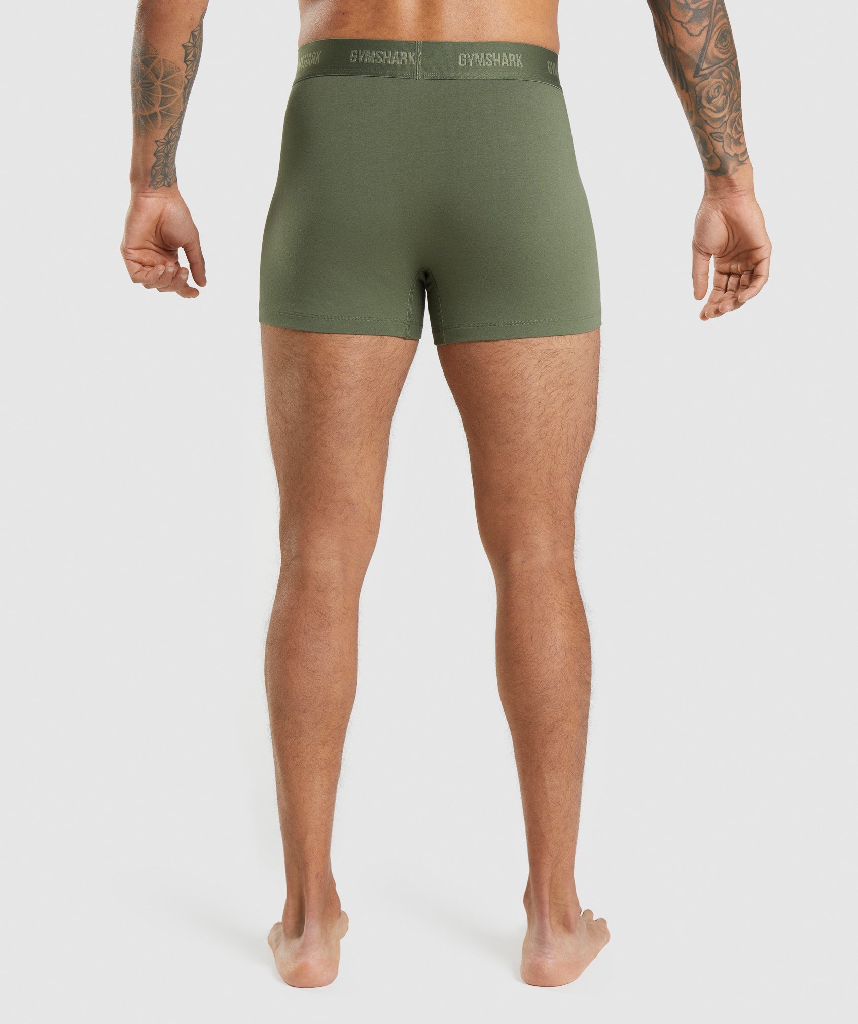 Boxers 2pk in Core Olive/Navy - view 4