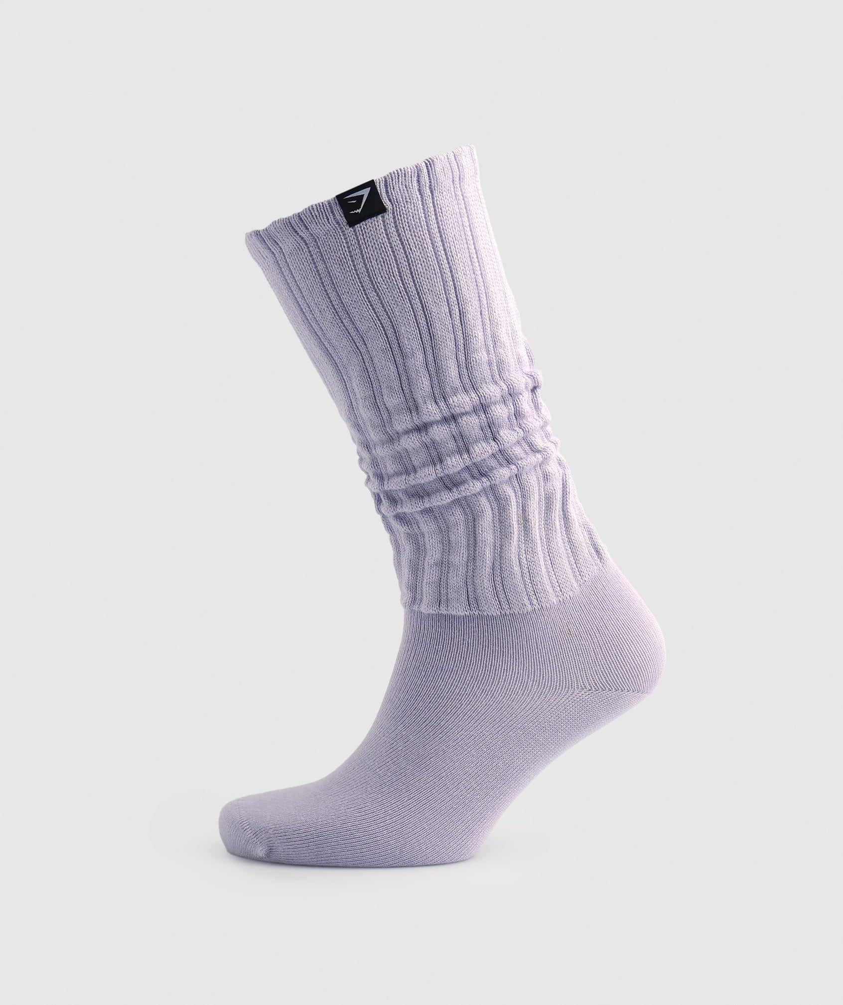 Comfy Rest Day Socks in Soft Lilac - view 1