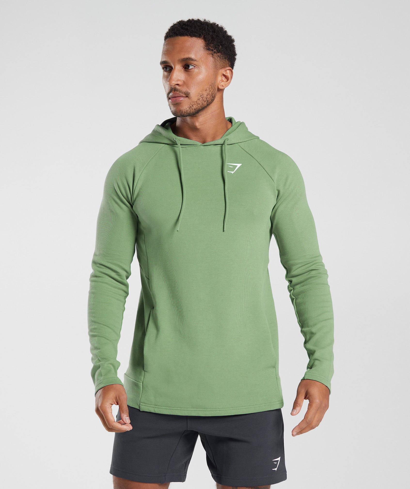 React Hoodie in Tea Green - view 1