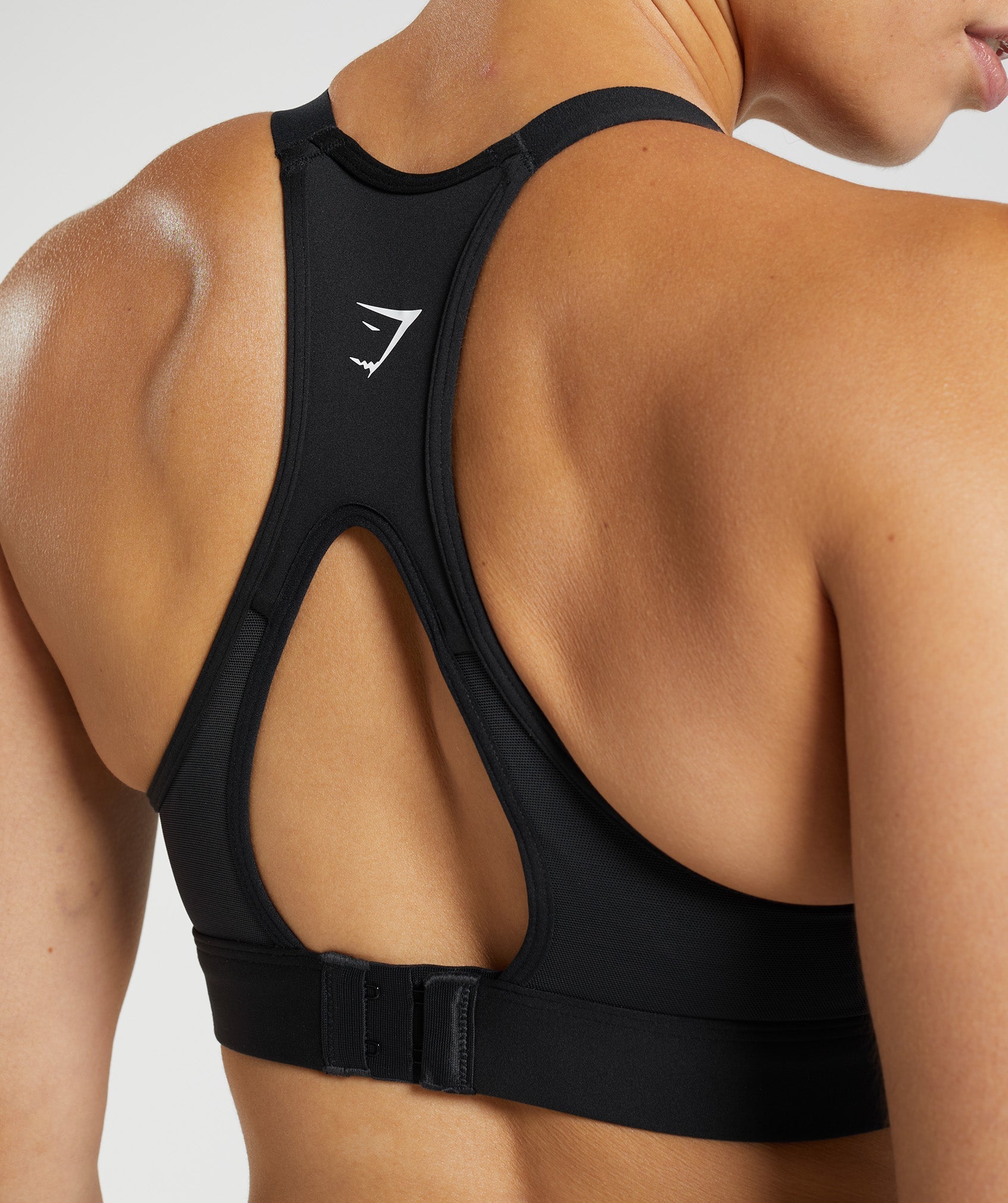 Volley - Cut Out Back Sports Bra in Black