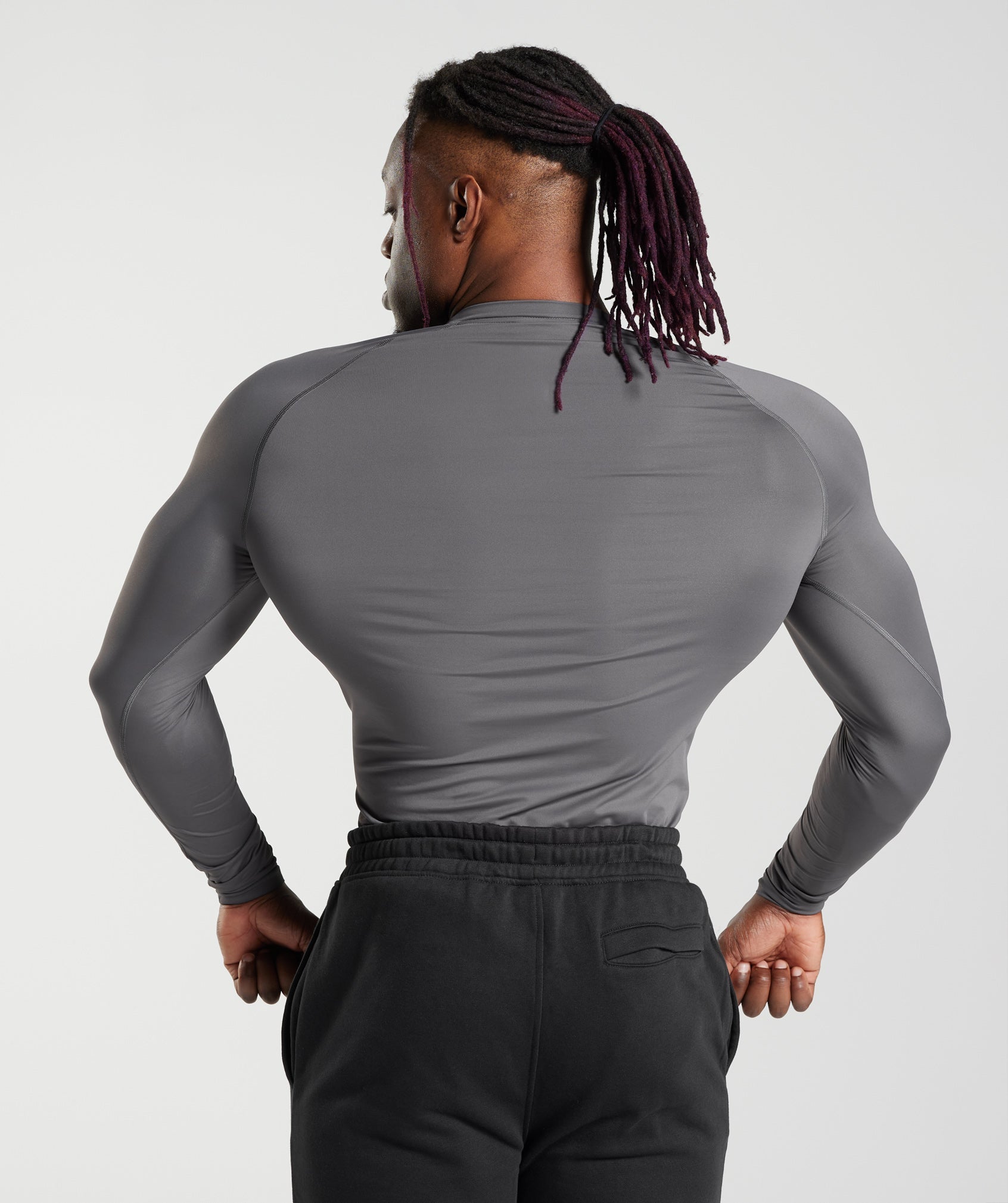 Gymshark Element Baselayer Long Sleeve T-Shirt - Silhouette Grey