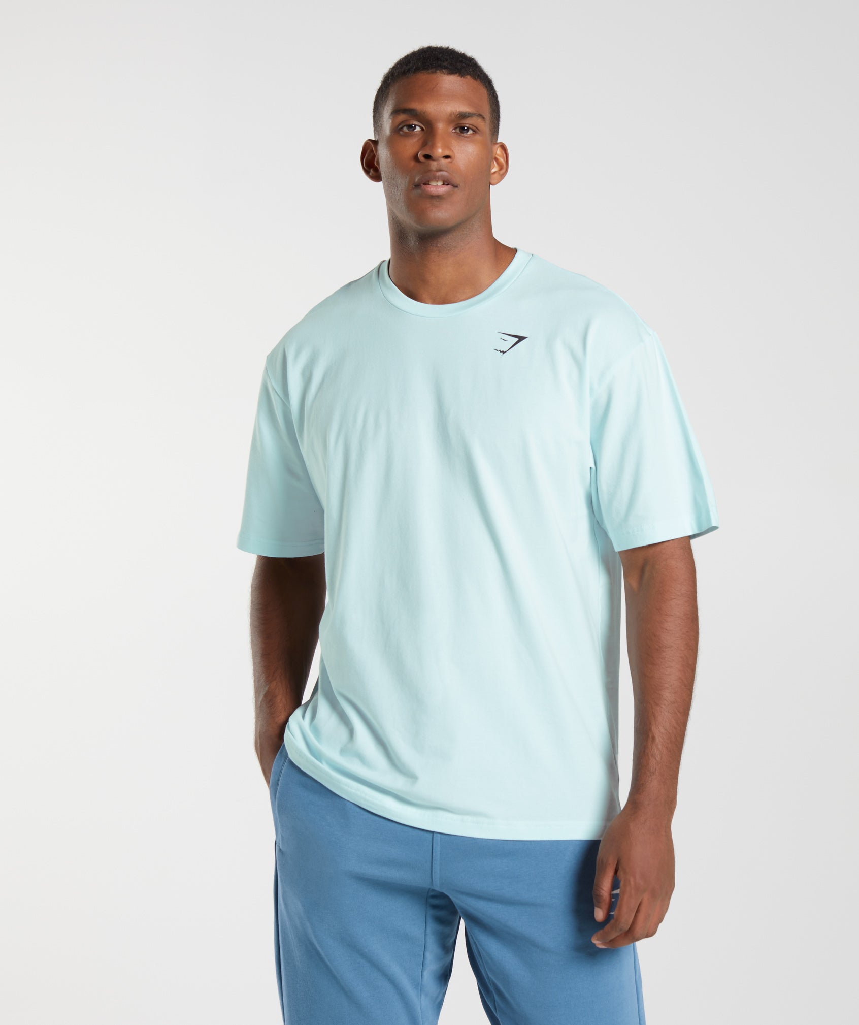 Essential Oversized T-Shirt in Icy Blue