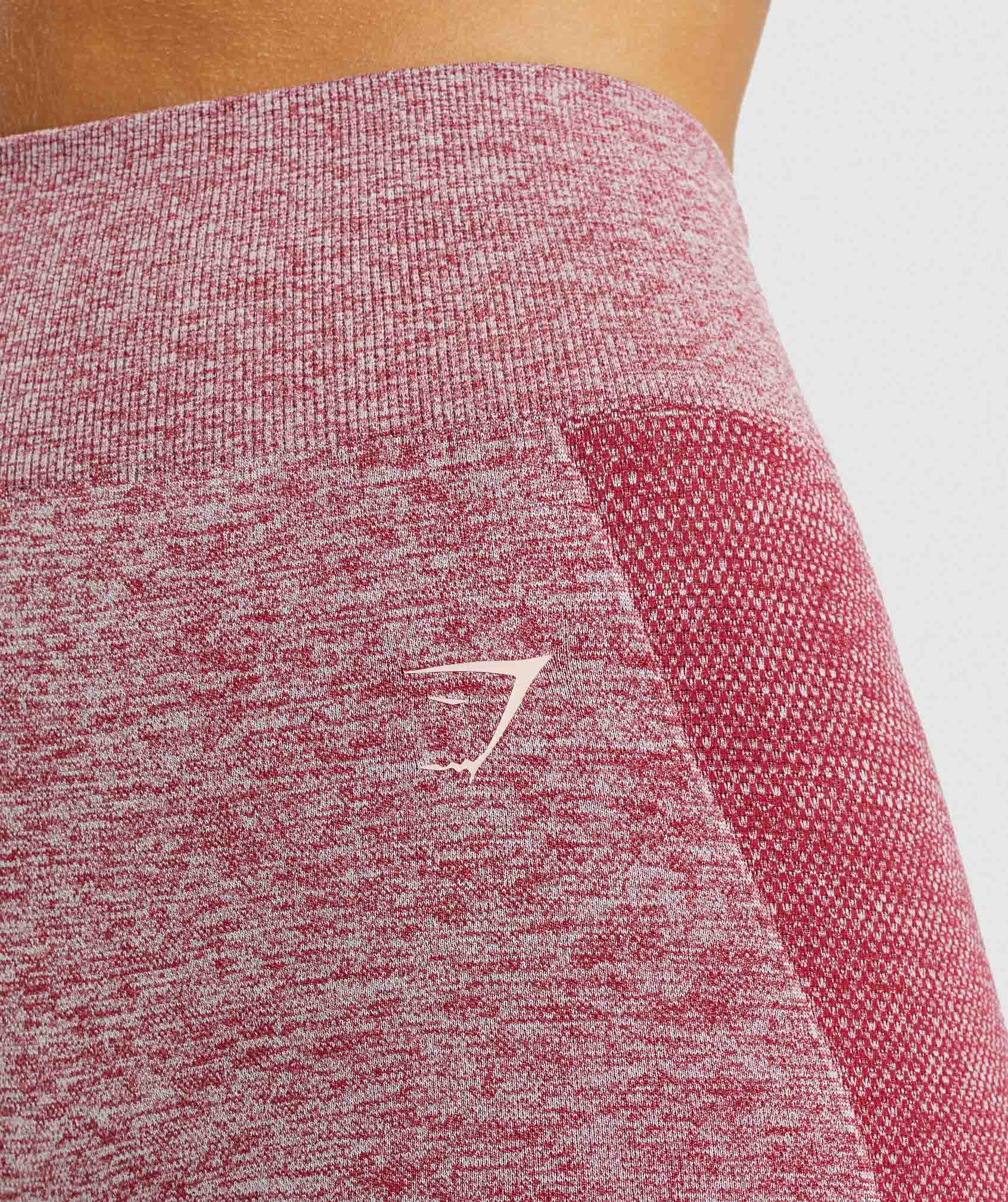 Flex Cycling Shorts in Burgundy Marl - view 5