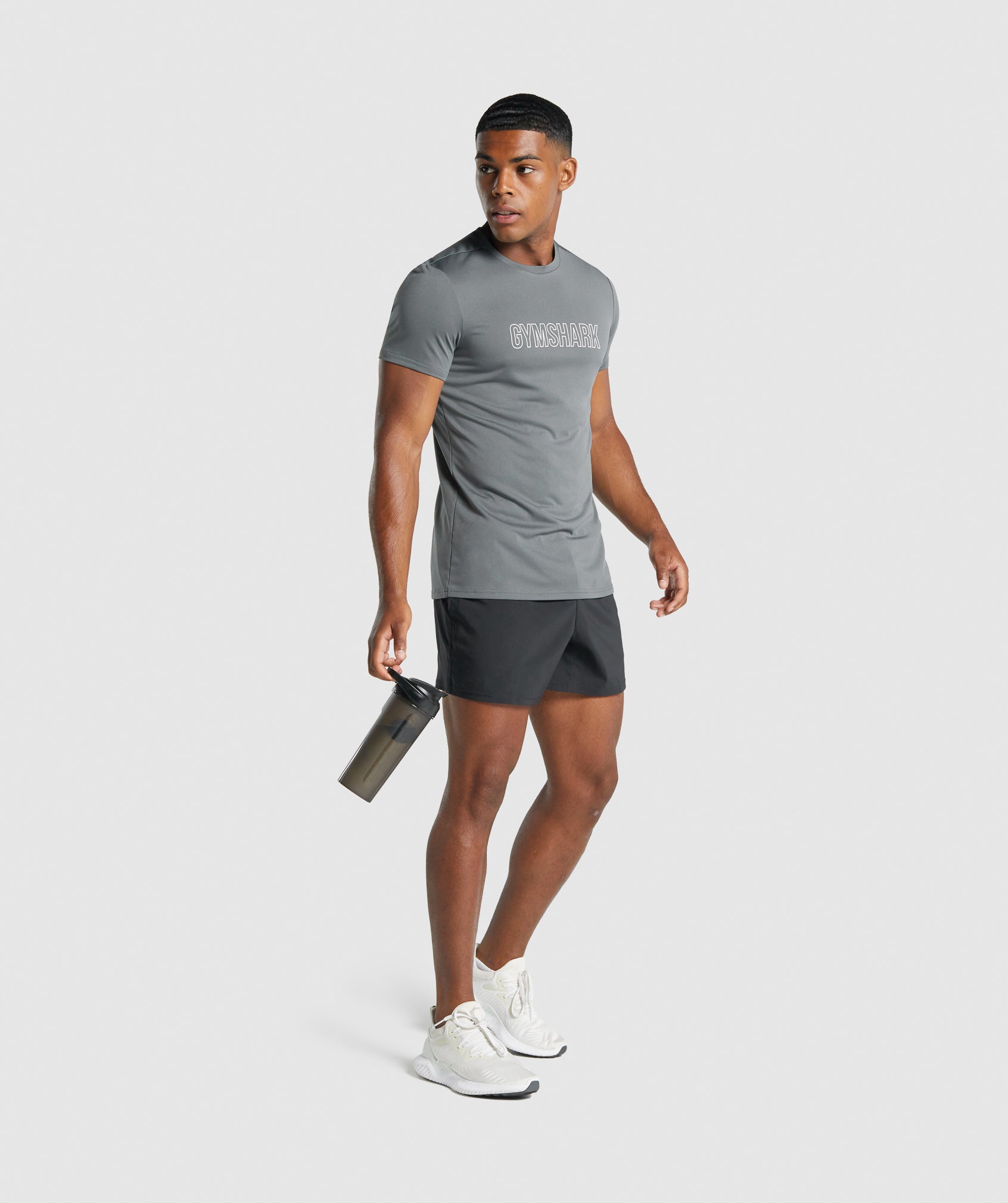 Gymshark Sports Bottle - River Stone Grey/Drift Grey