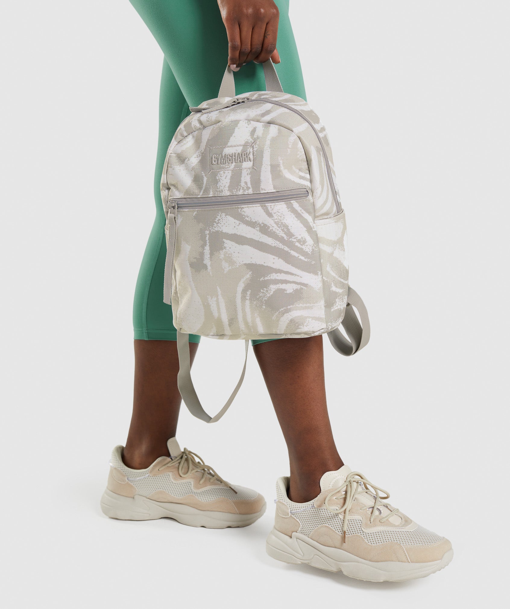 Gymshark Everyday Mini Backpack - Pebble Grey Print