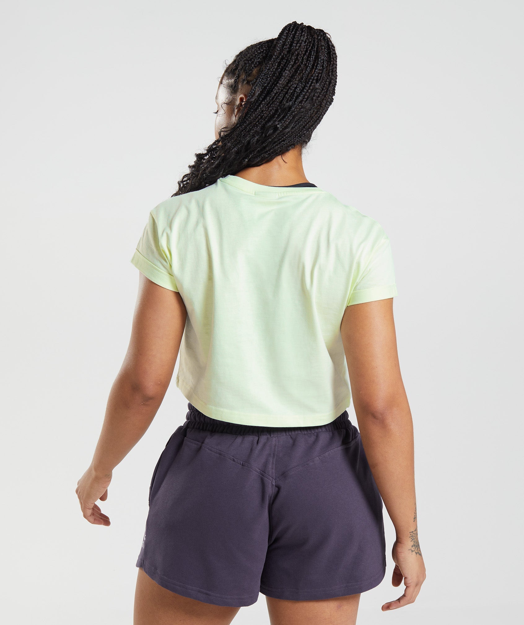 Legacy Crop Top in Cucumber Green - view 2