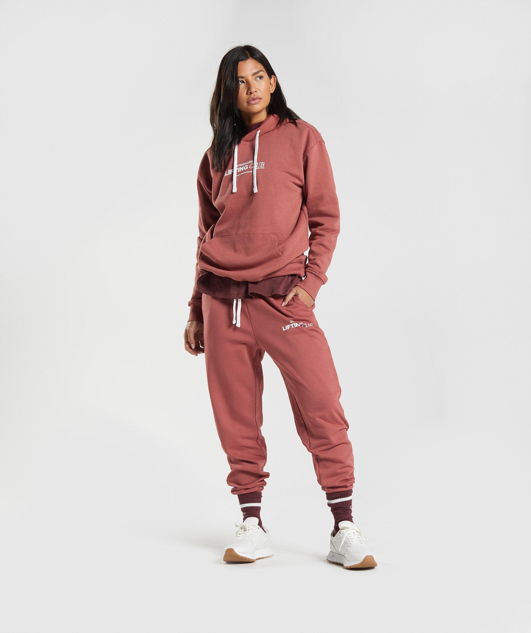 Social Club Joggers in Rose Brown - view 4