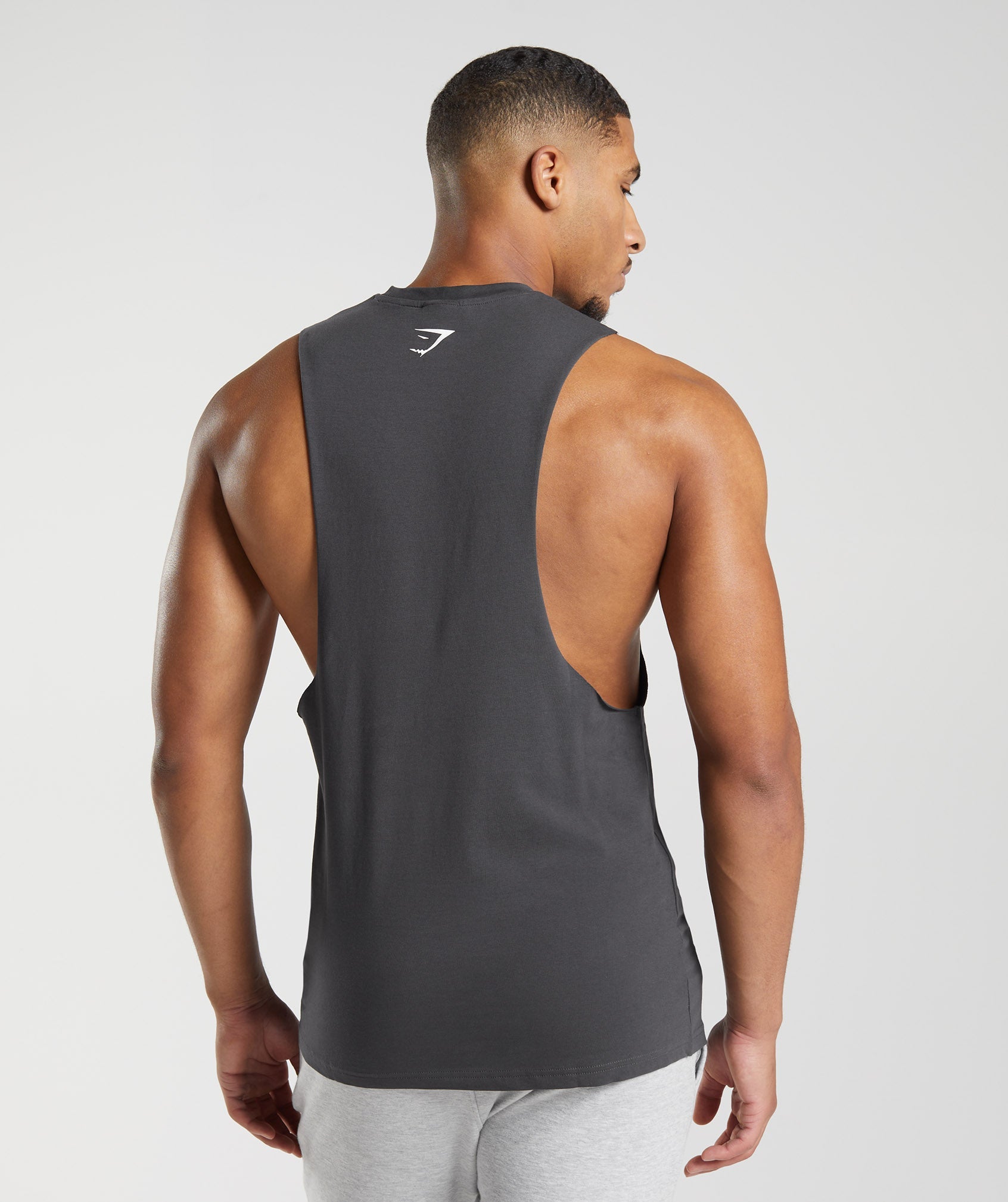 Social Club Drop Arm Tank in Onyx Grey