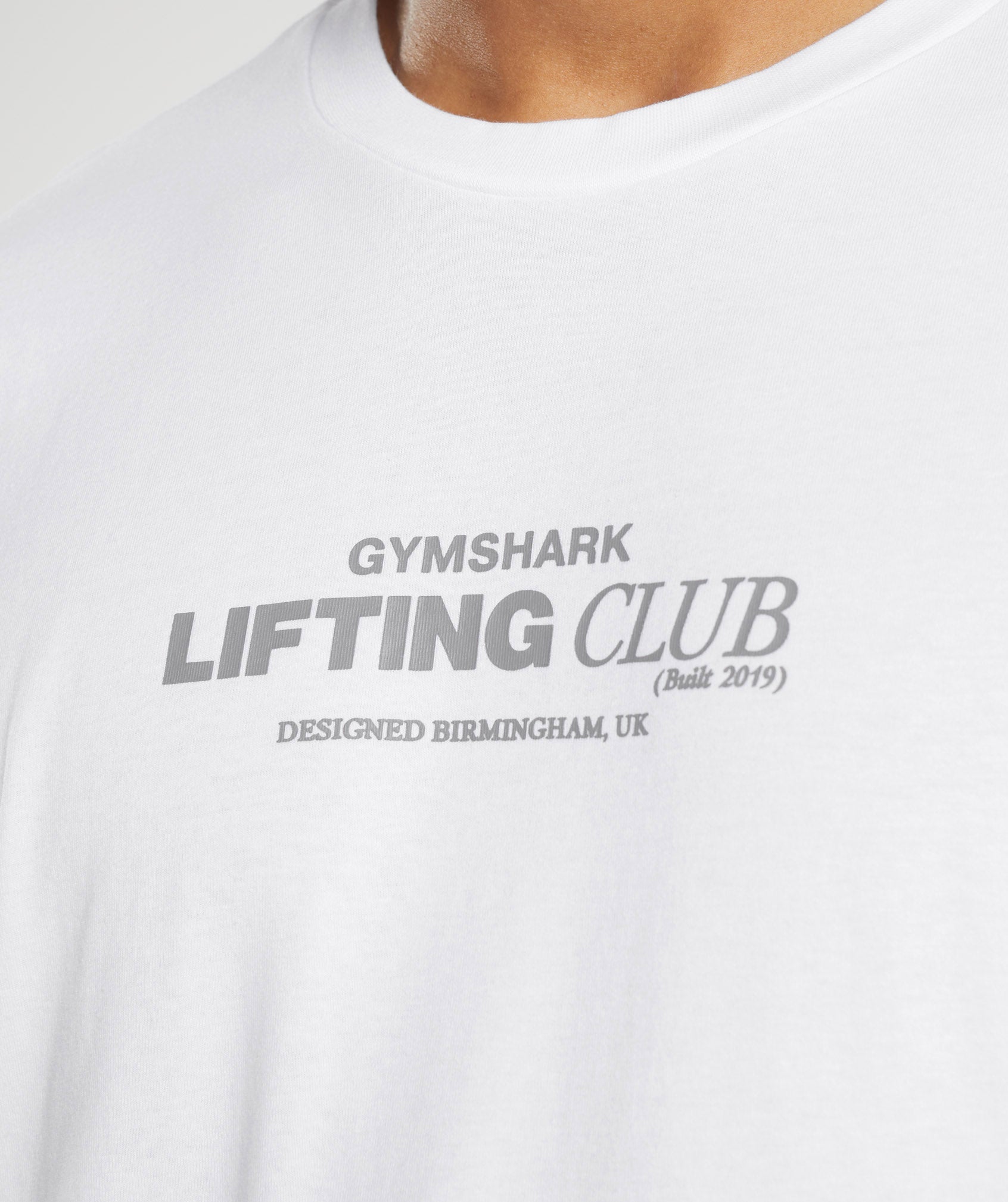 Social Club Oversized T-Shirt in White