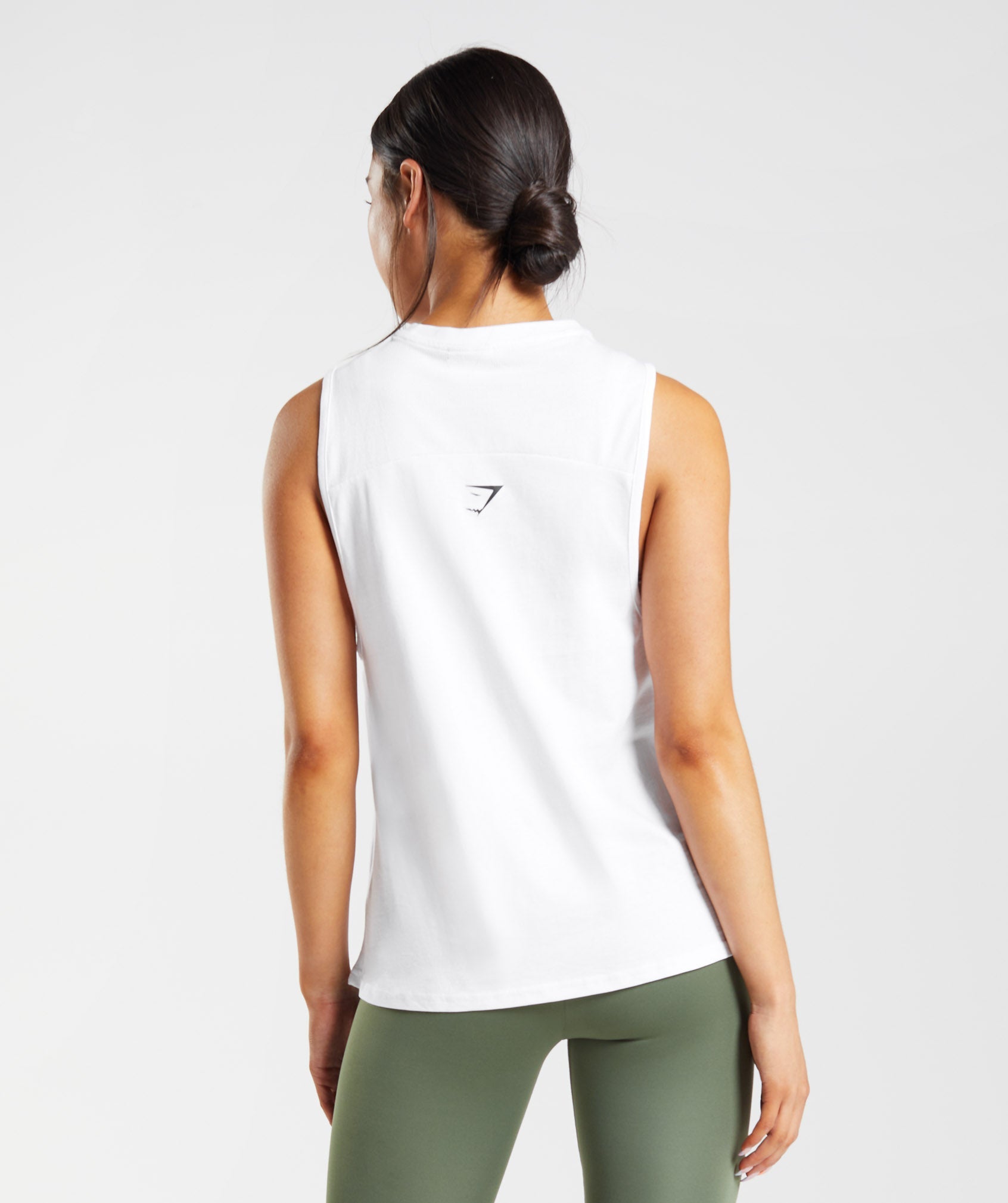 Gymshark Energy Women's White Seamless Cutout Active Tank Top Size: XL