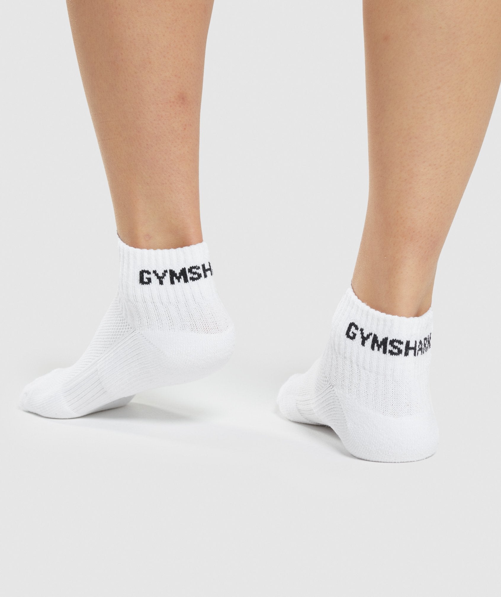 Gymshark Ankle Socks 3pk - White