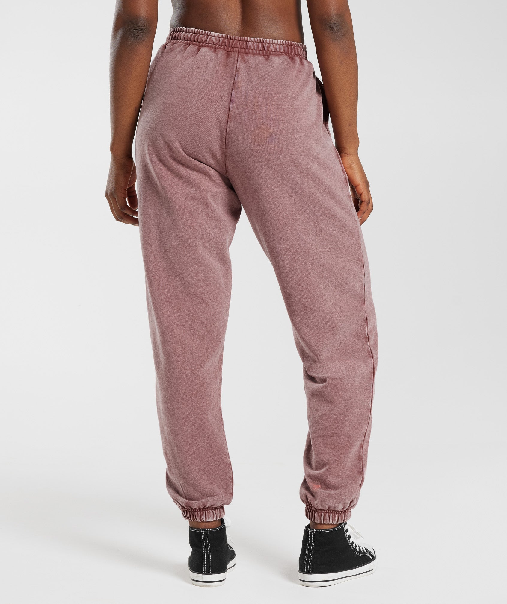 Collegiate Joggers in Dusty Maroon - view 2