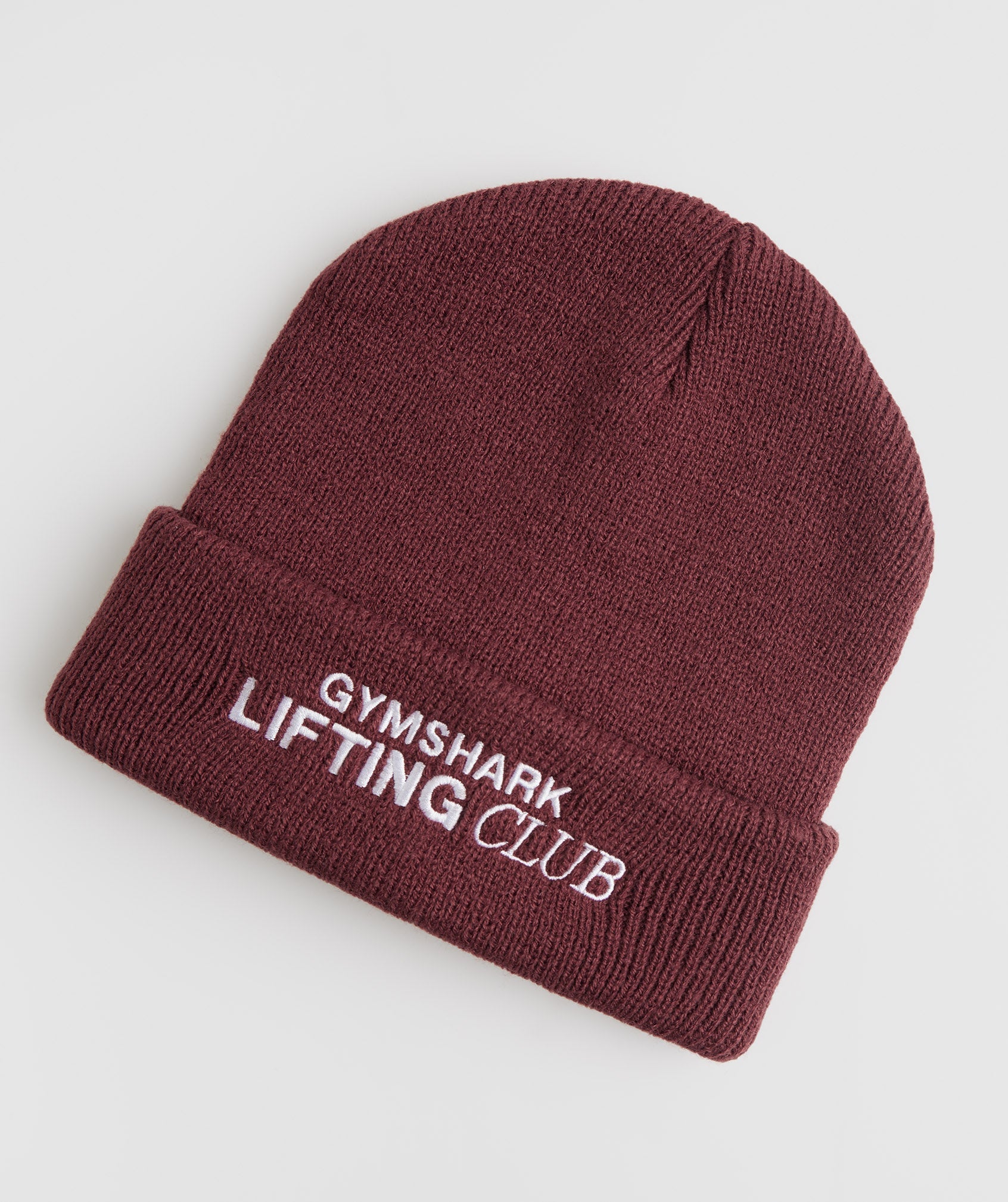 Social Club Beanie in Cherry Brown