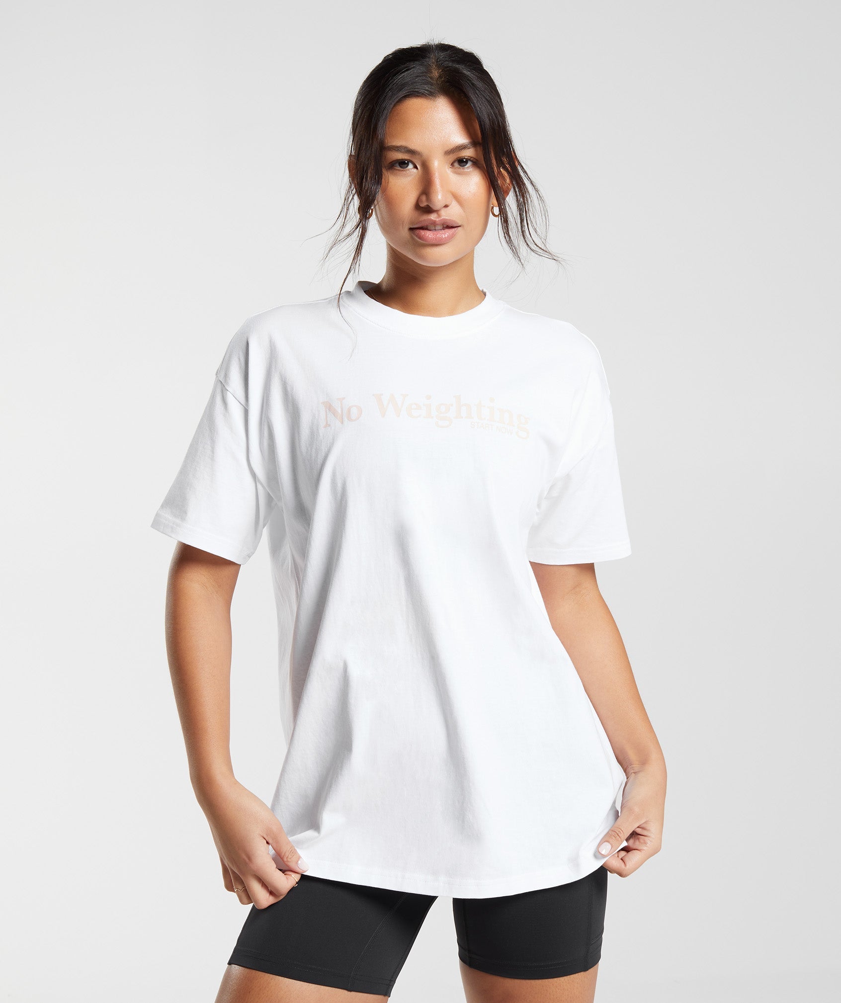 No Weighting Oversized T-Shirt in White