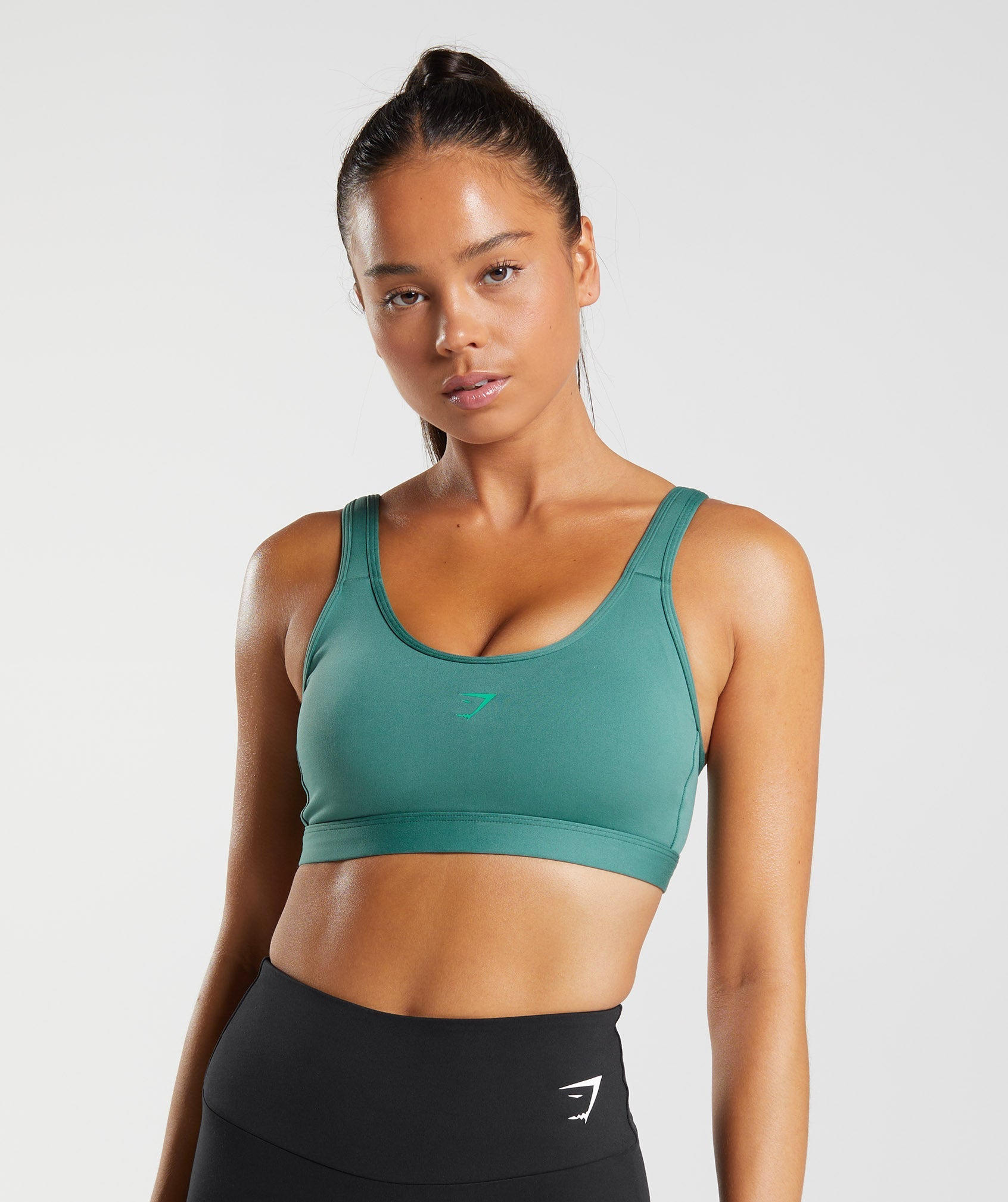 Fraction Sports Bra in Hoya Green