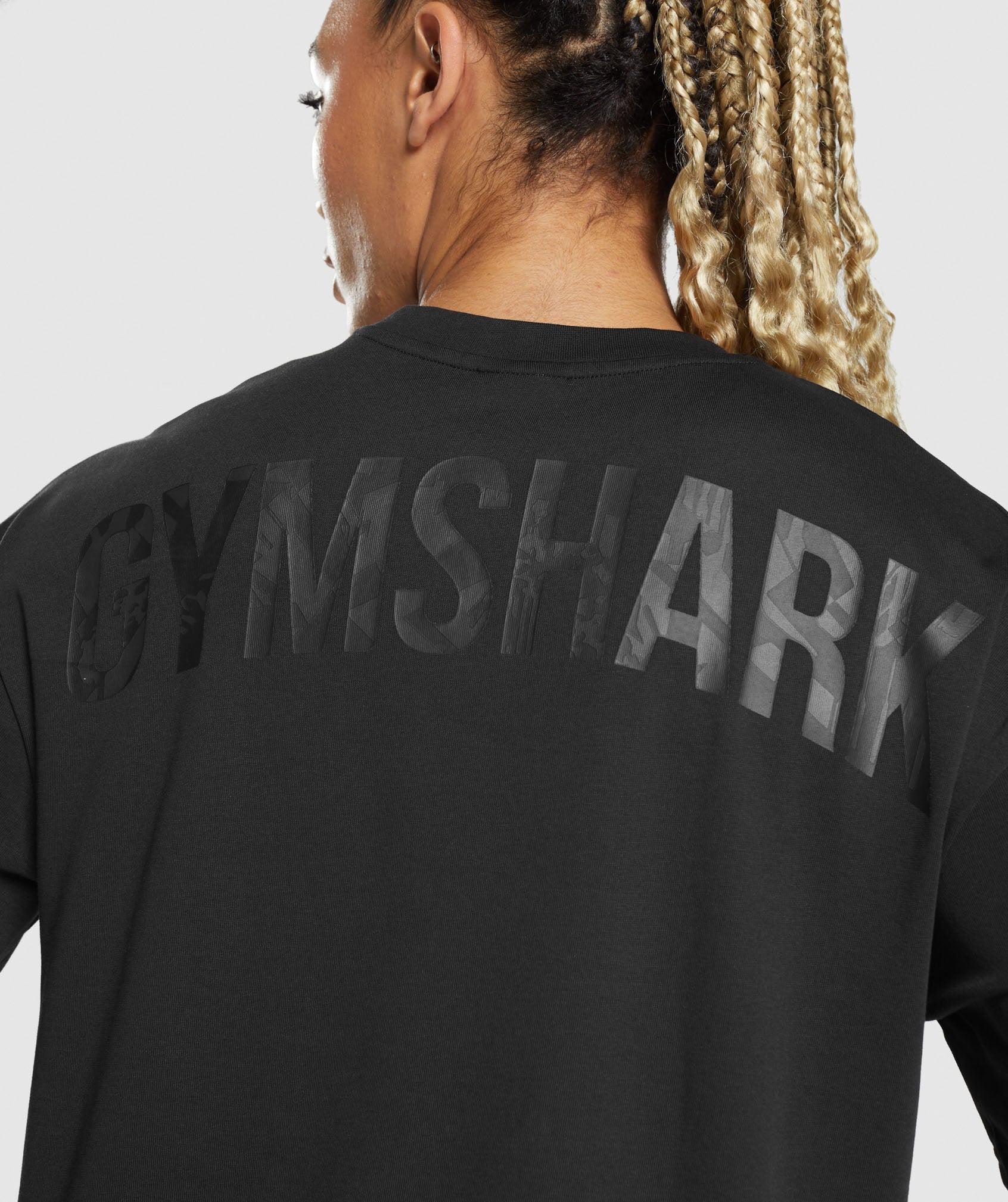 Gymshark GS Power Oversized T-Shirt - Black