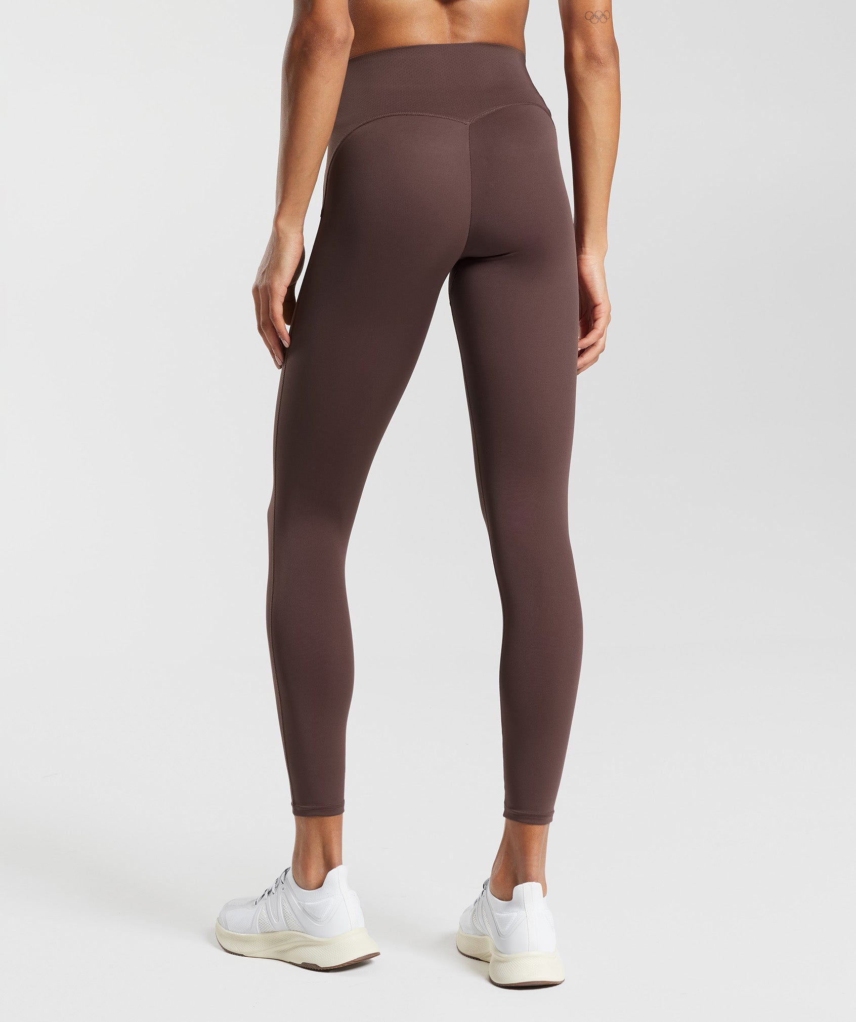 Buy Chocolate Brown Active Wrap Waist Leggings from the Next UK