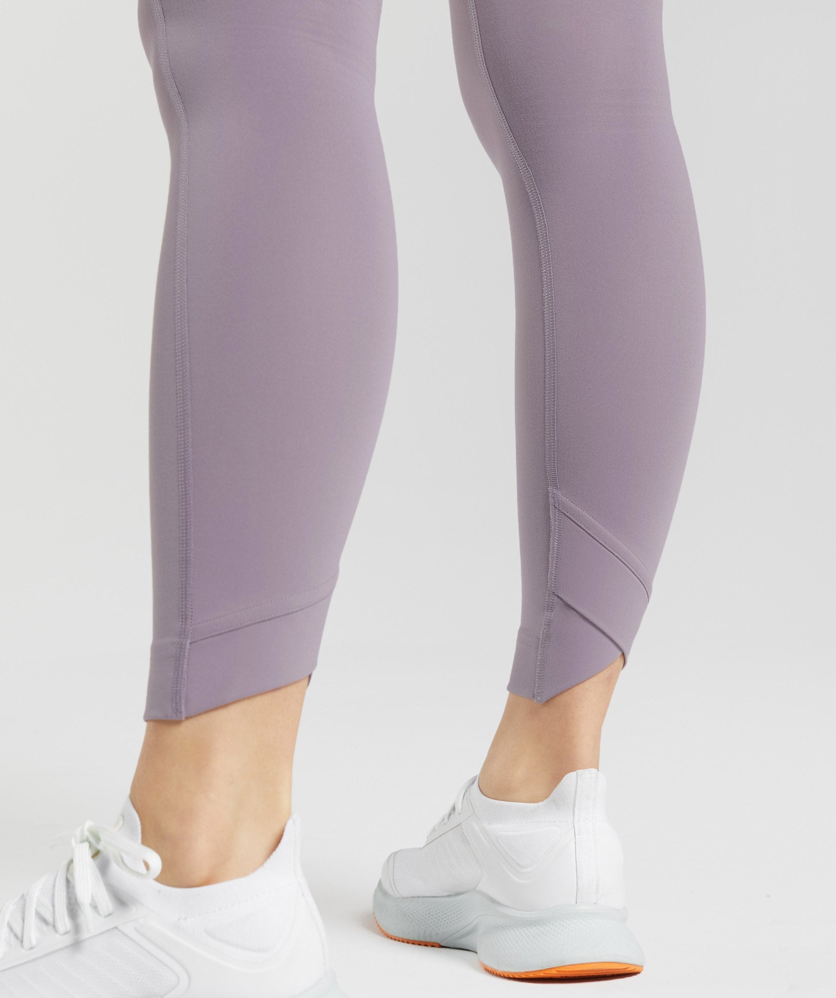 Crossover Leggings in Slate Lavender