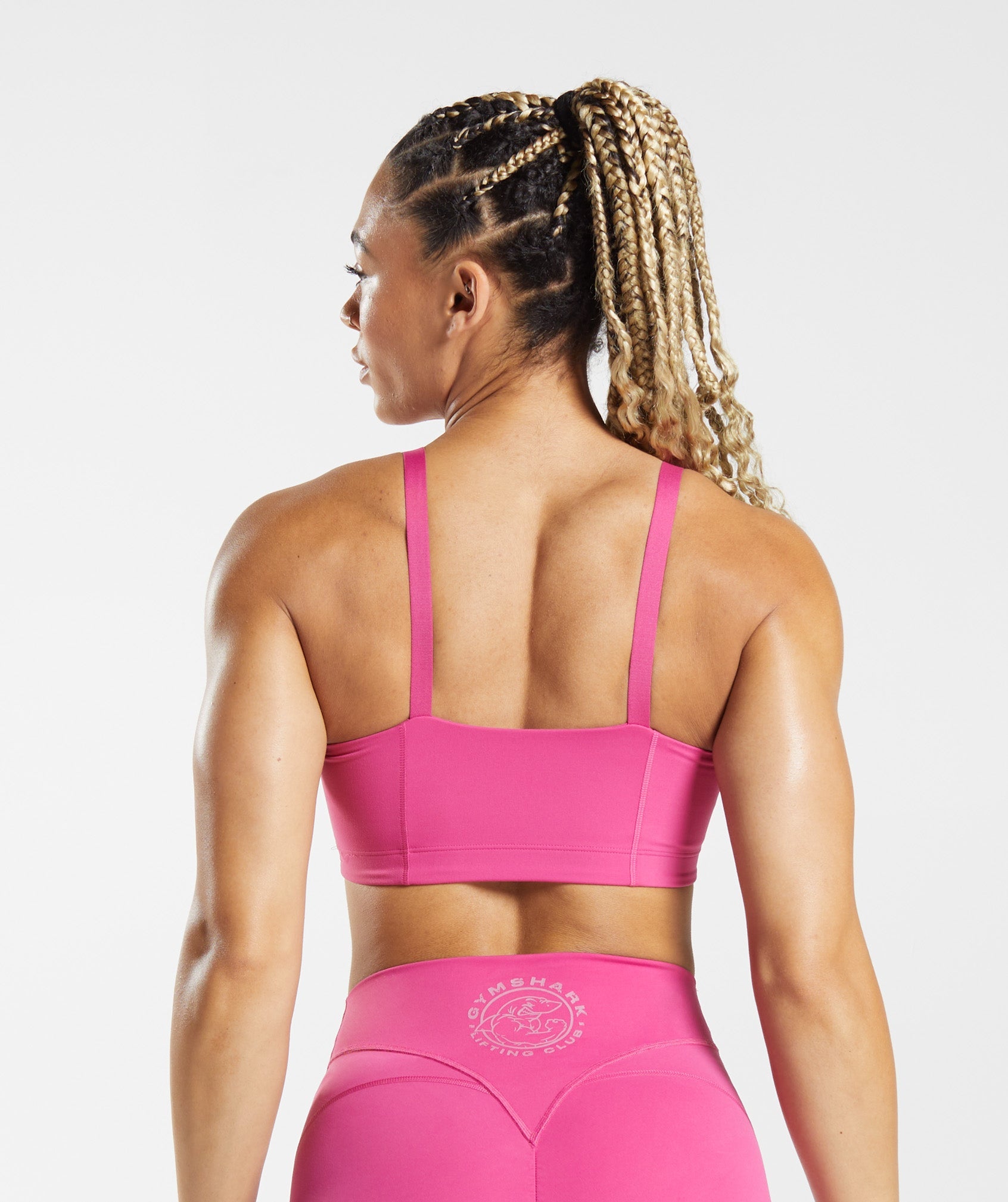Gymshark Gymshark Womens Sports Bra Size Small Rose Pink Strappy