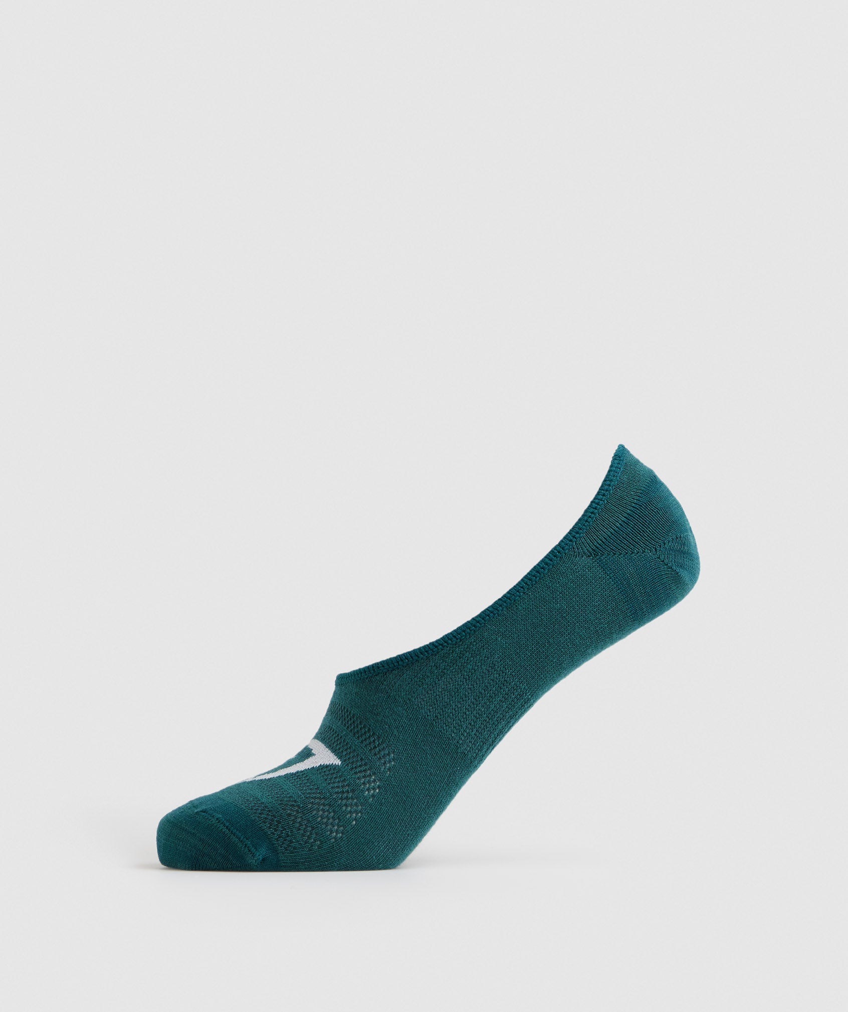 No Show Socks 3pk in Winter Teal/Pearl Blue/White - view 3