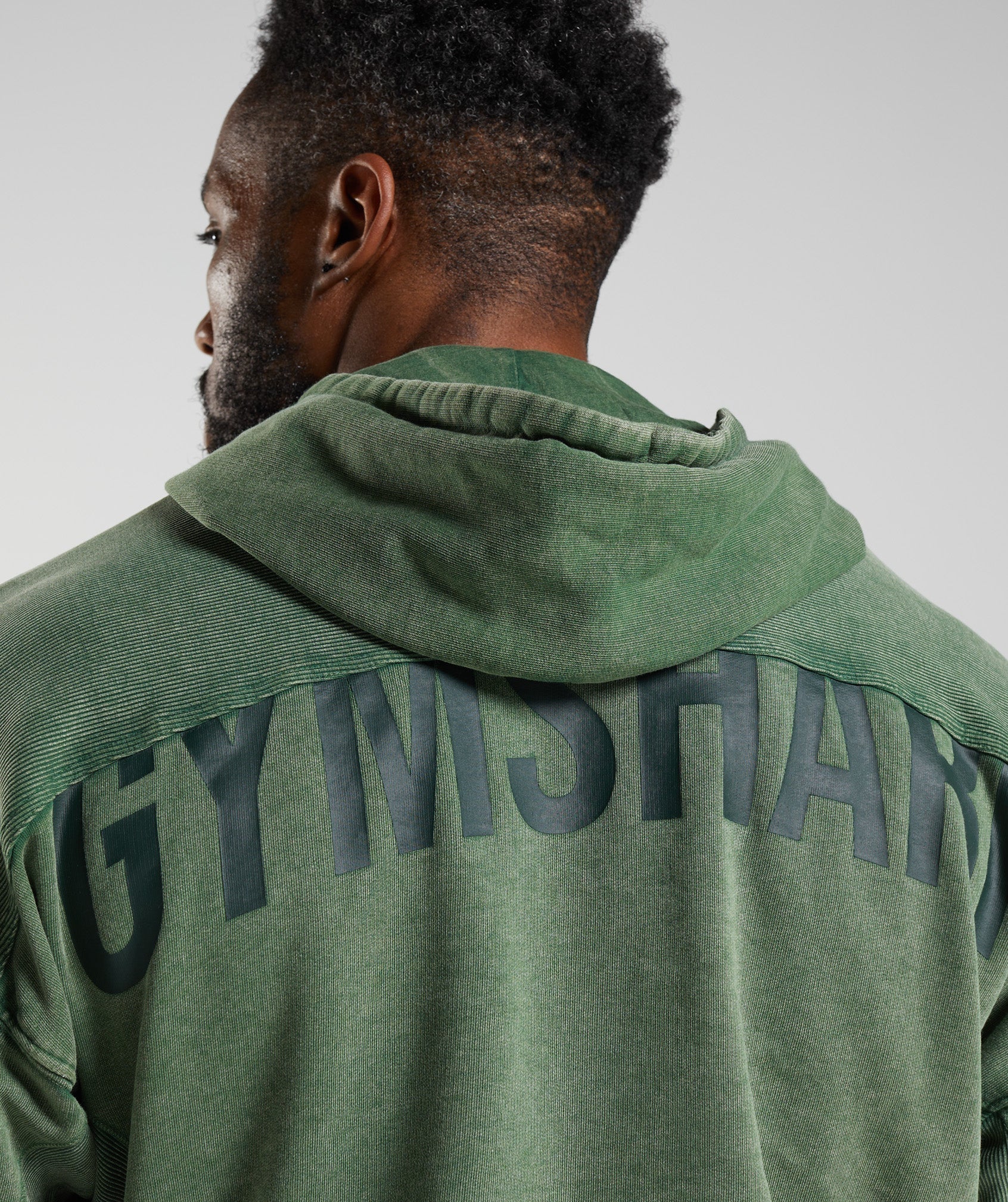 Power Washed Hoodie in Iguana Green - view 3