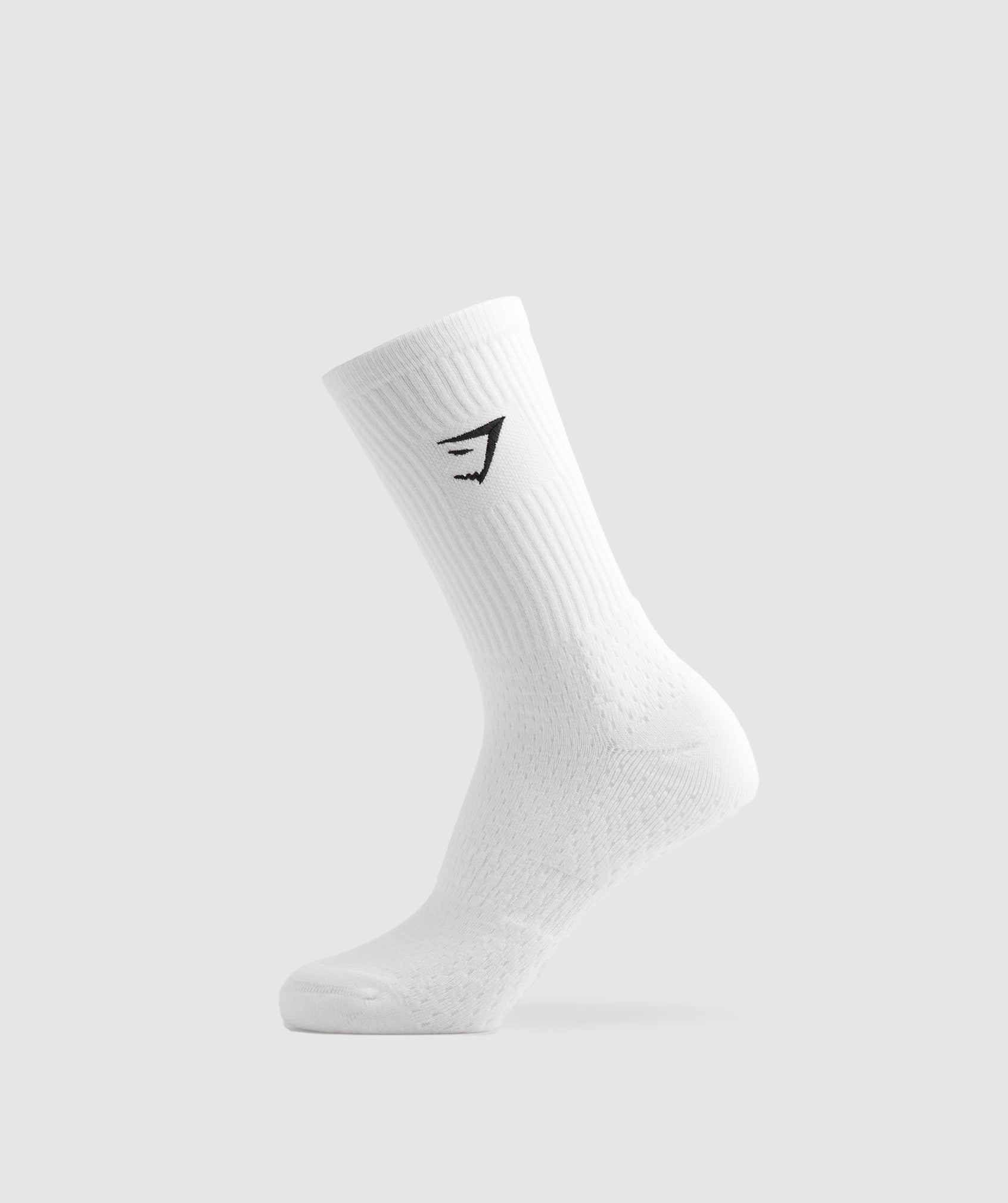 Gymshark Crew Socks 5pk - White