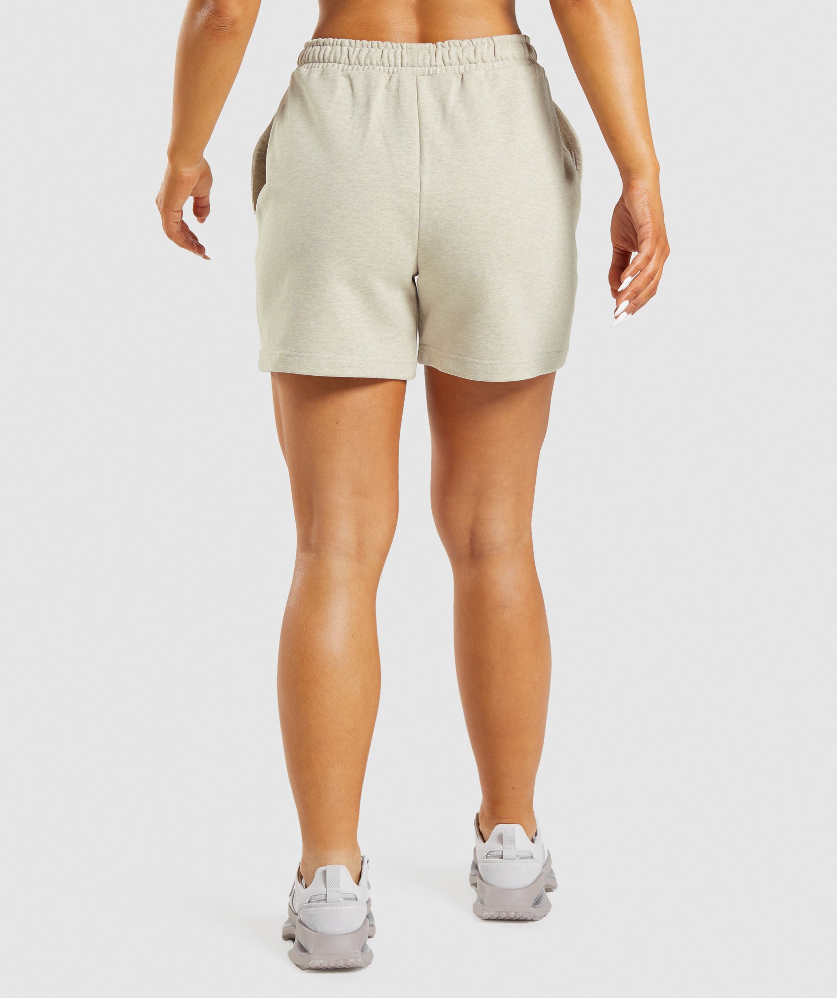 Rest Day Sweats Shorts in Sand Marl - view 3