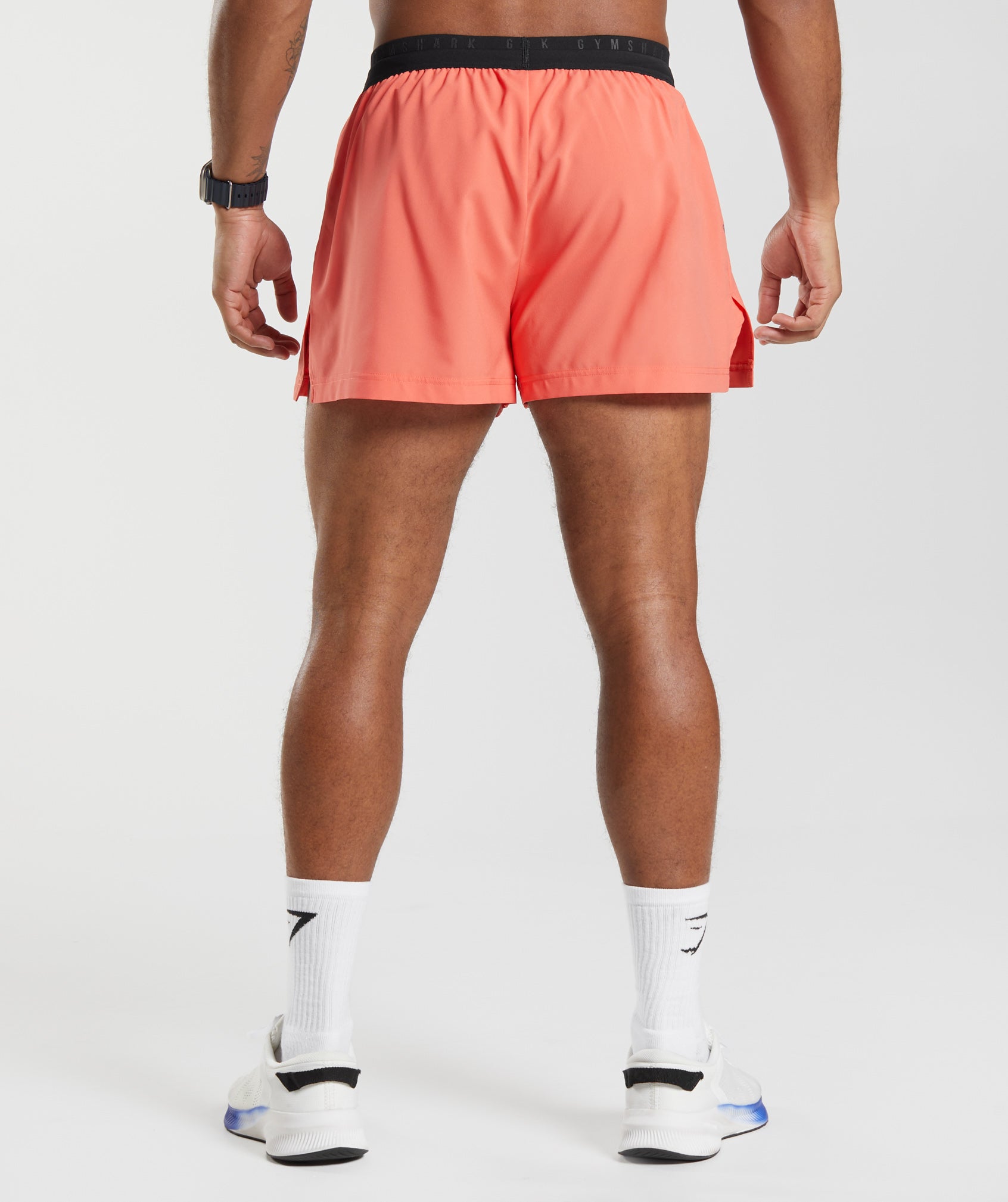 Sport Run 3" Shorts in Aerospace Orange