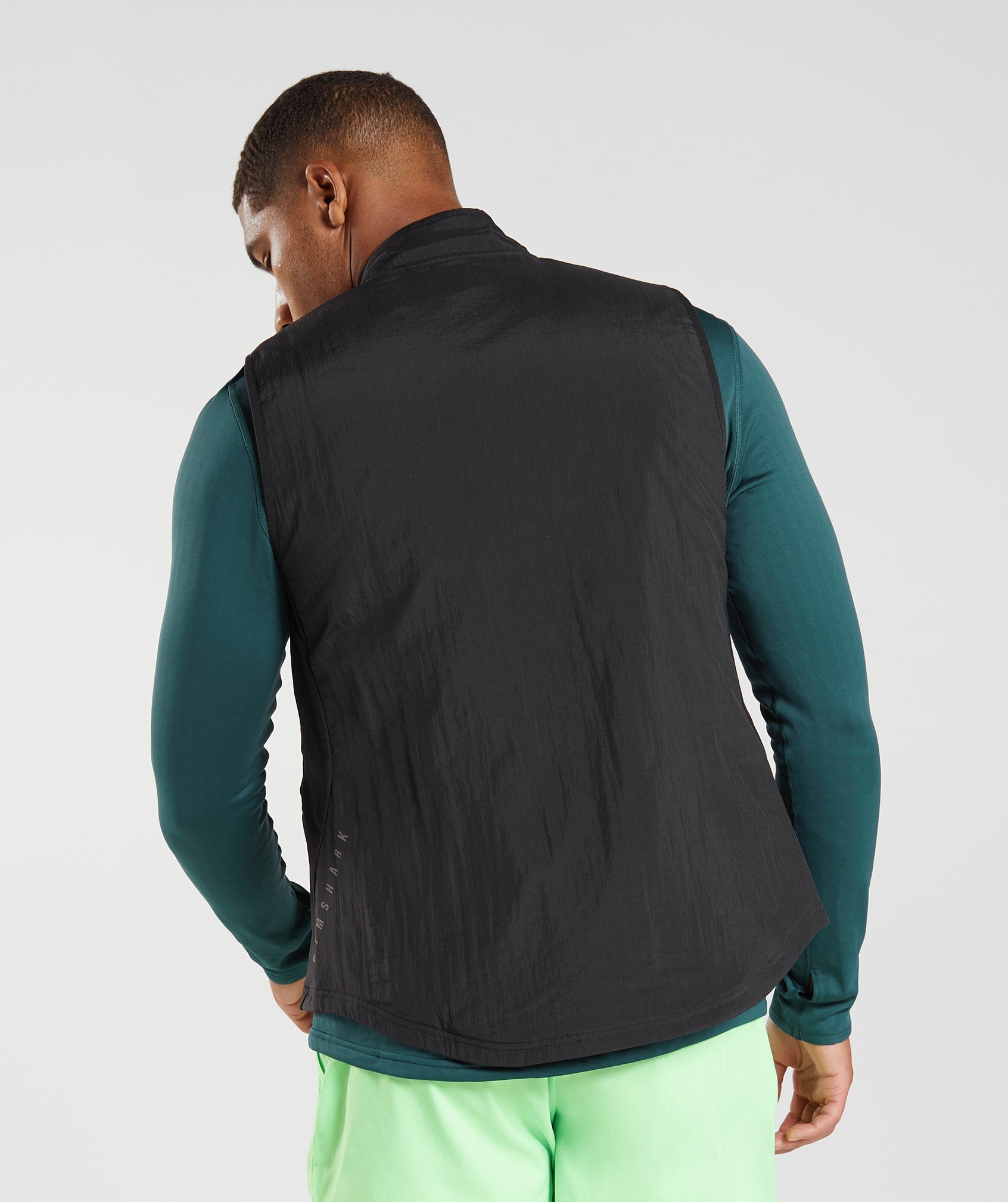 Gymshark | Fitted Puffer Gilet-BACK-S①-9ジムシャーク