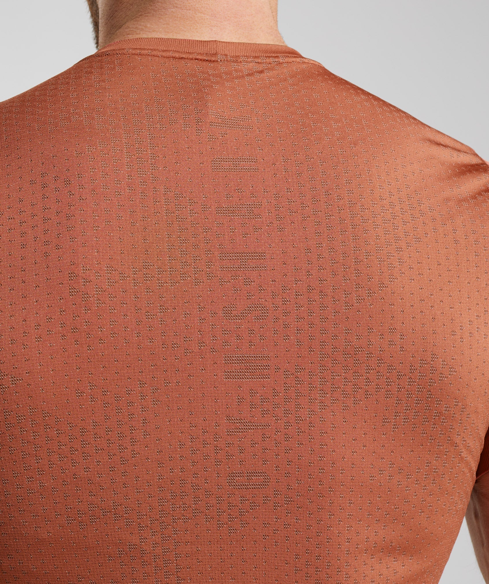 Sport Seamless T-Shirt in Persimmon Red/Warm Brown