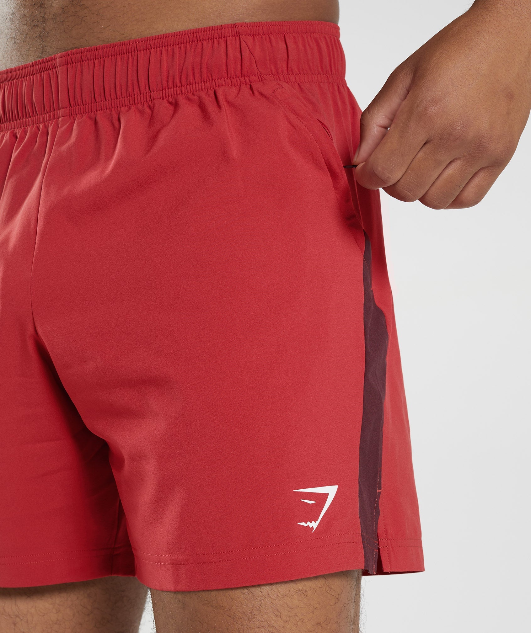 Sport Shorts in Salsa Red/Baked Maroon