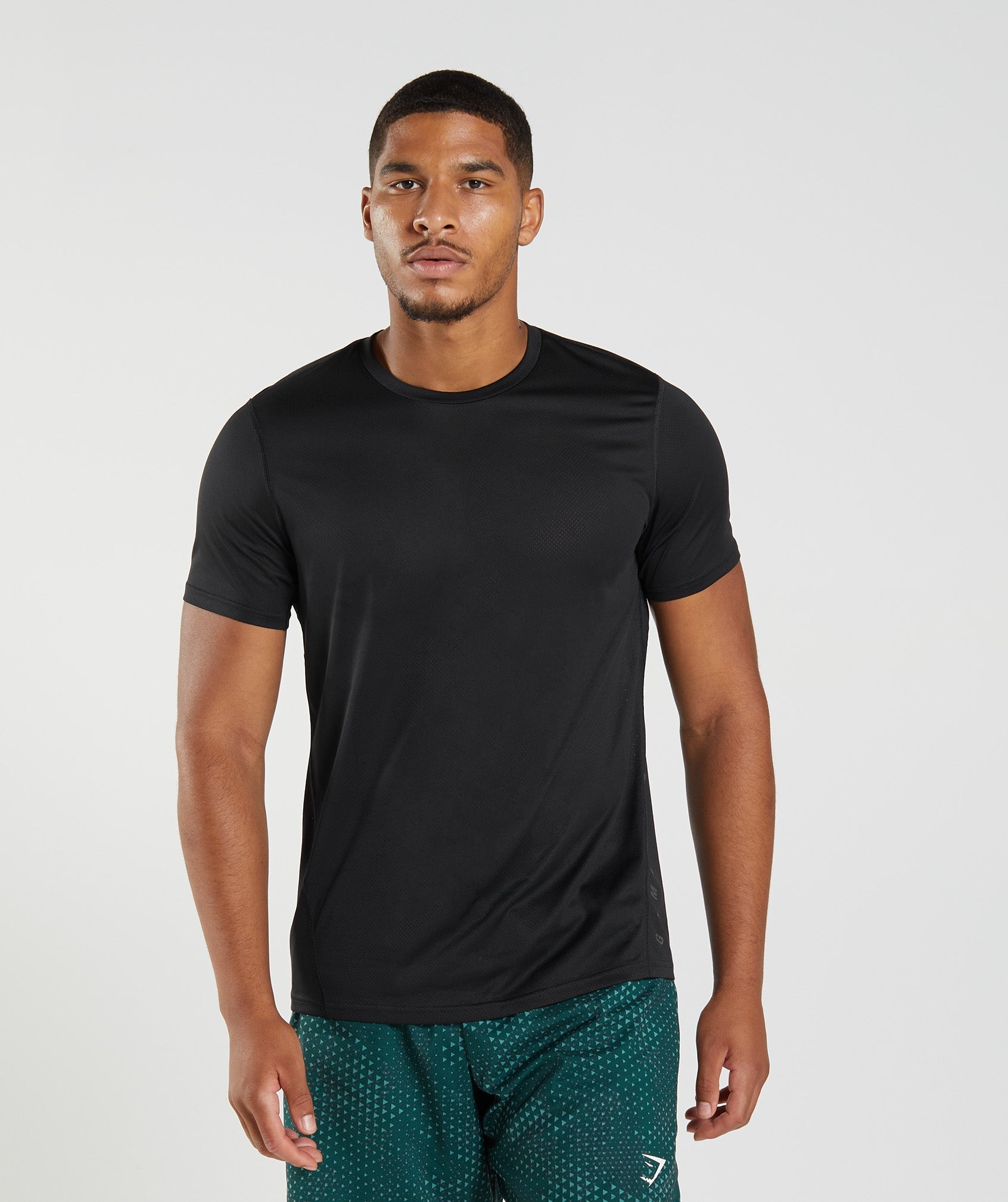 Gymshark Sport T-Shirt - Fog Green/Black Marl