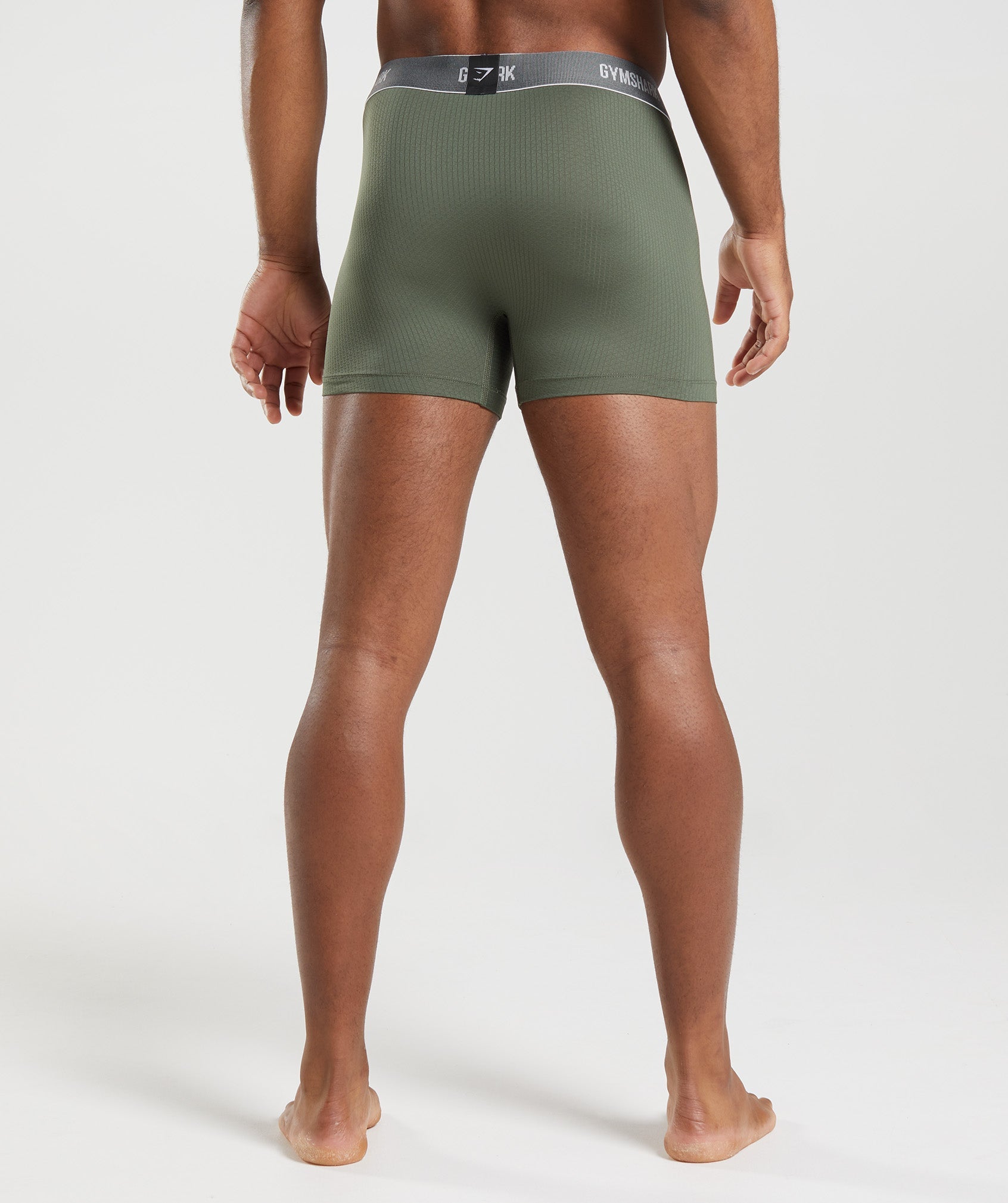 Sports Tech Boxers 2pk in Black/Core Olive - view 3