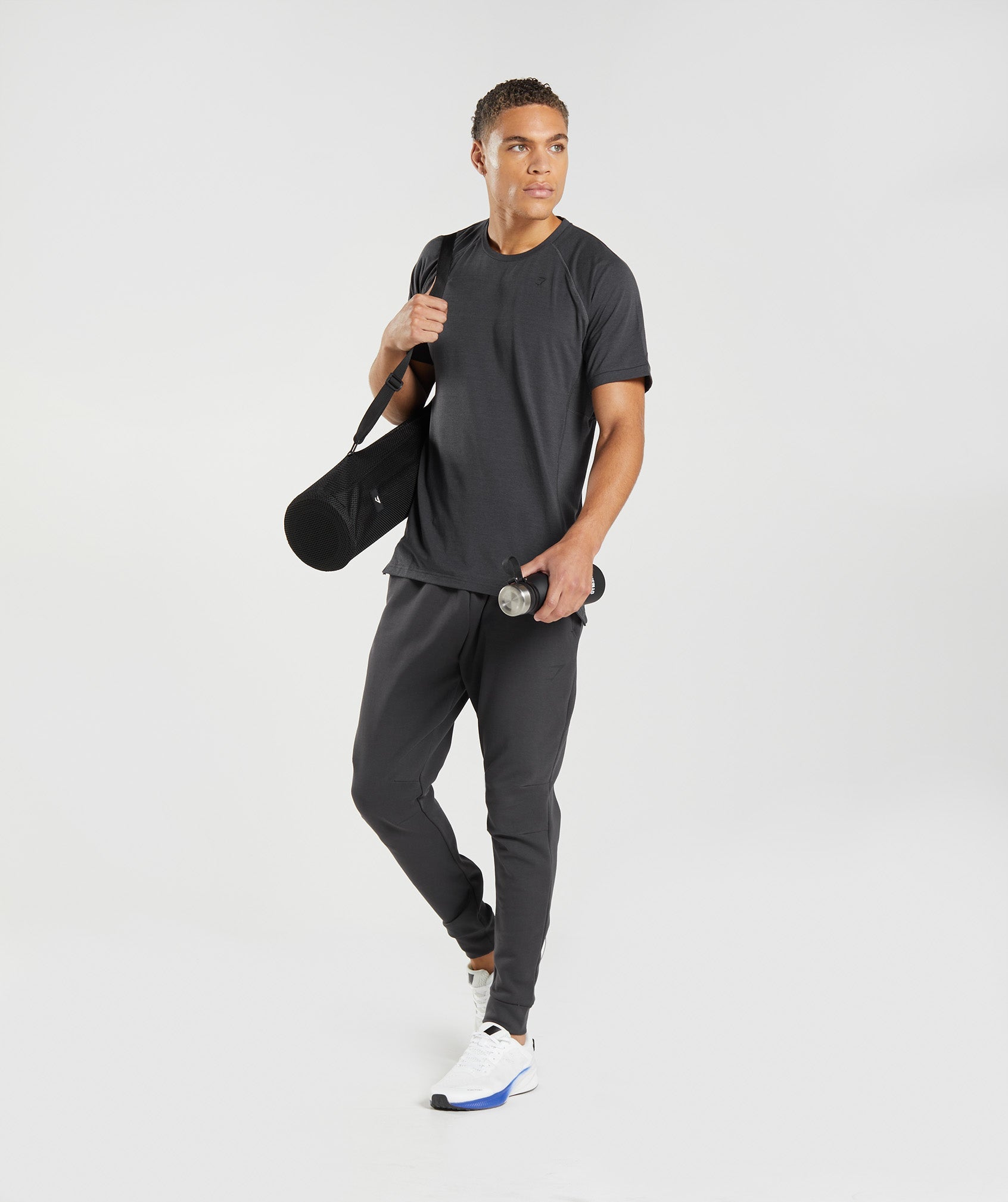 Rest Day Knit Joggers in Onyx Grey - view 4