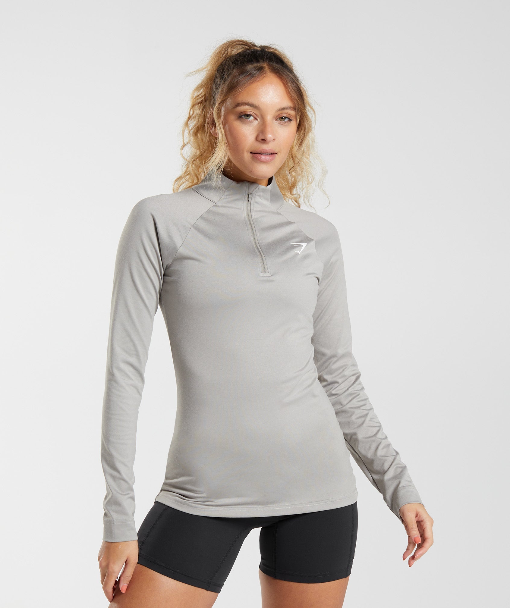 Gymshark Running 1/4 Zip - Black